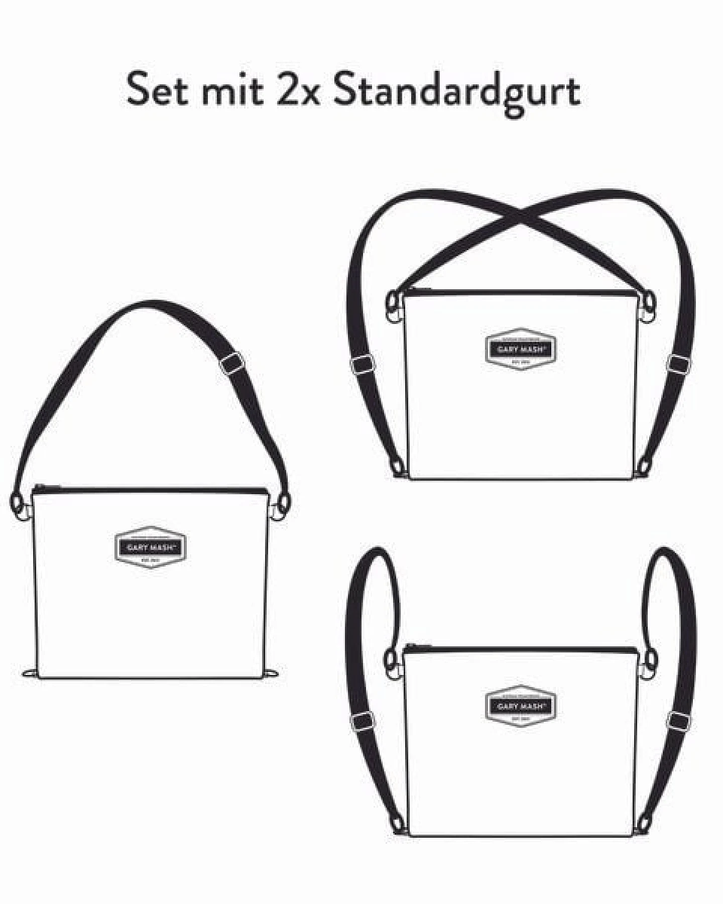 GARY MASH Rebecca Allroundertasche, bis zu 3 Tragemöglichkeiten – Ansicht 4