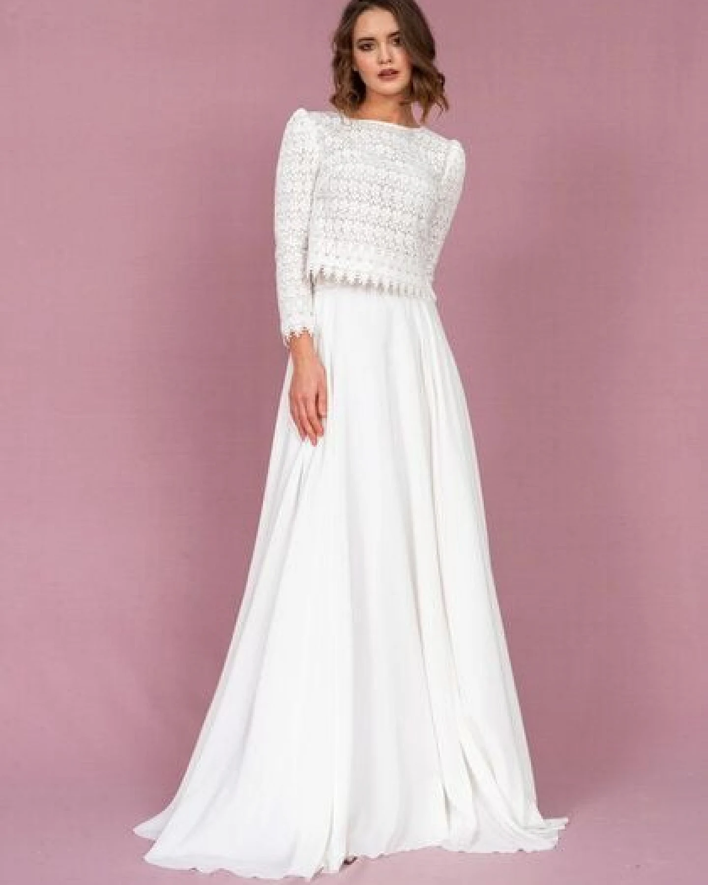 Atelier SNOW Zweiteiliges Brautkleid Aster-Camellia – Ansicht 3