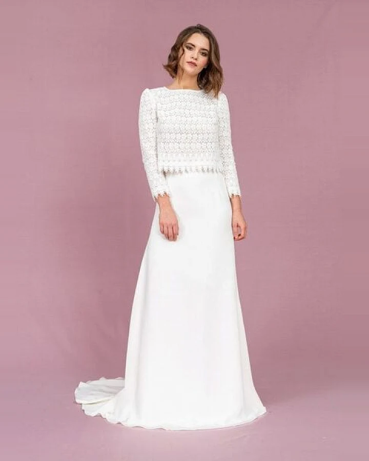 Atelier SNOW Zweiteiliges Brautkleid Aster-Heather