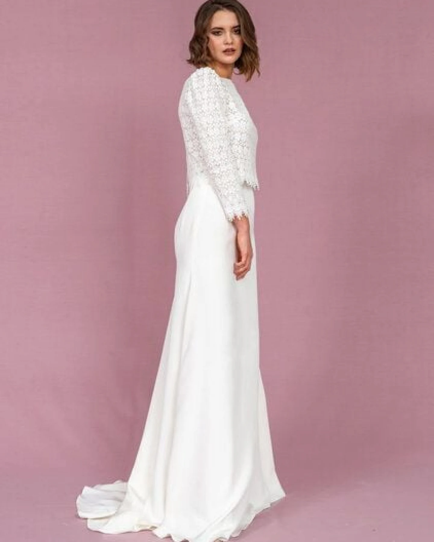 Atelier SNOW Zweiteiliges Brautkleid Aster-Heather – Ansicht 3