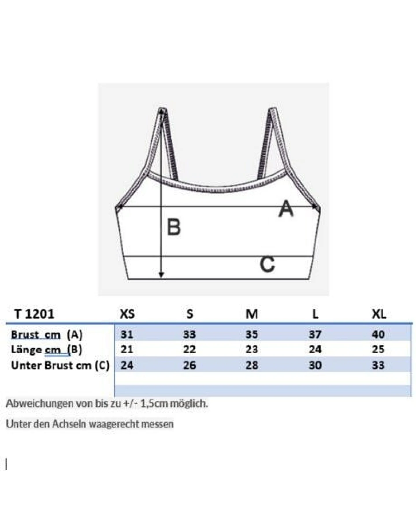 True North Damen Bustier aus Tencel Micromodal Bra Top T1201 – Ansicht 3
