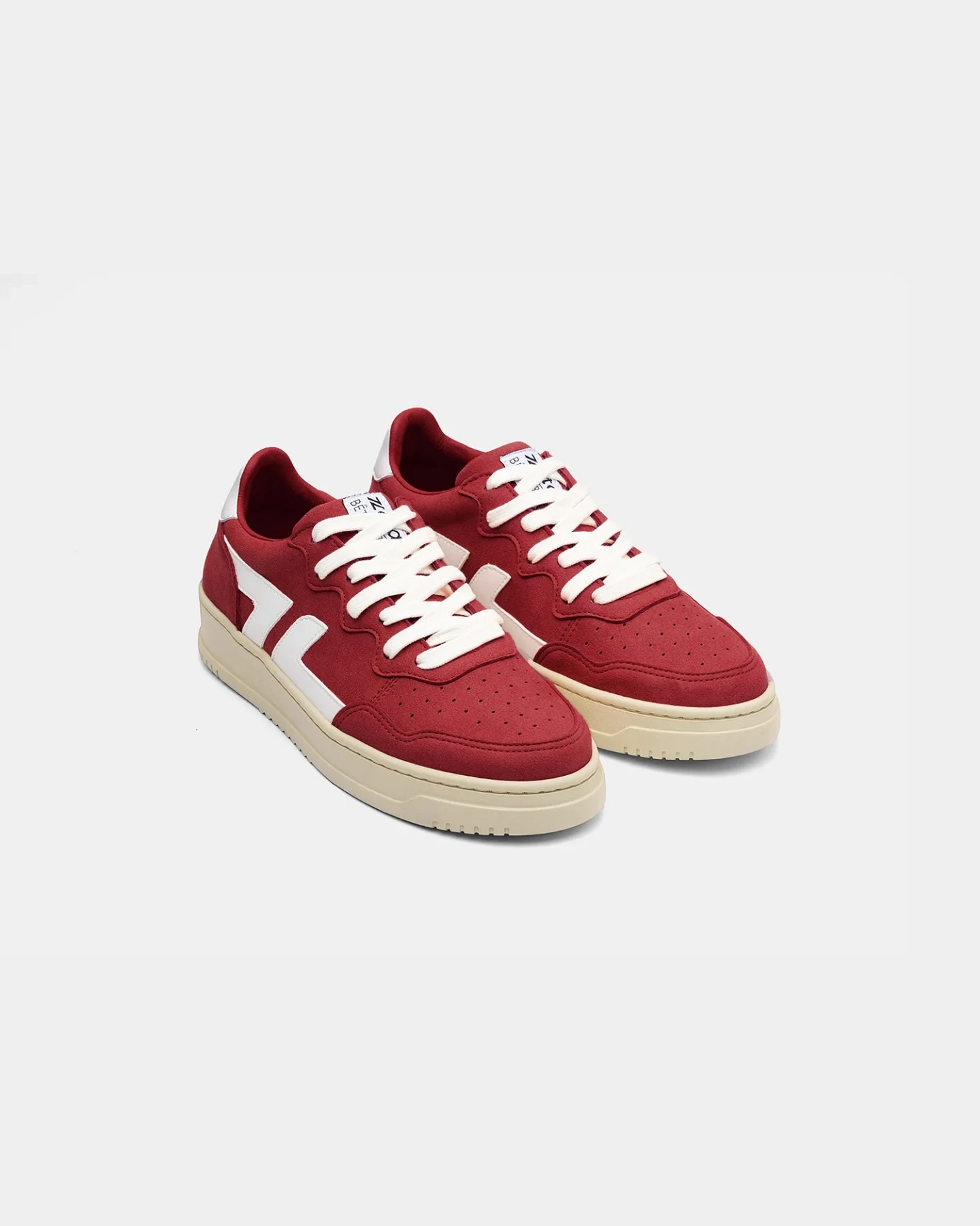 Zèta Herren vegan Sneaker Bêta B3 Rot – Ansicht 2