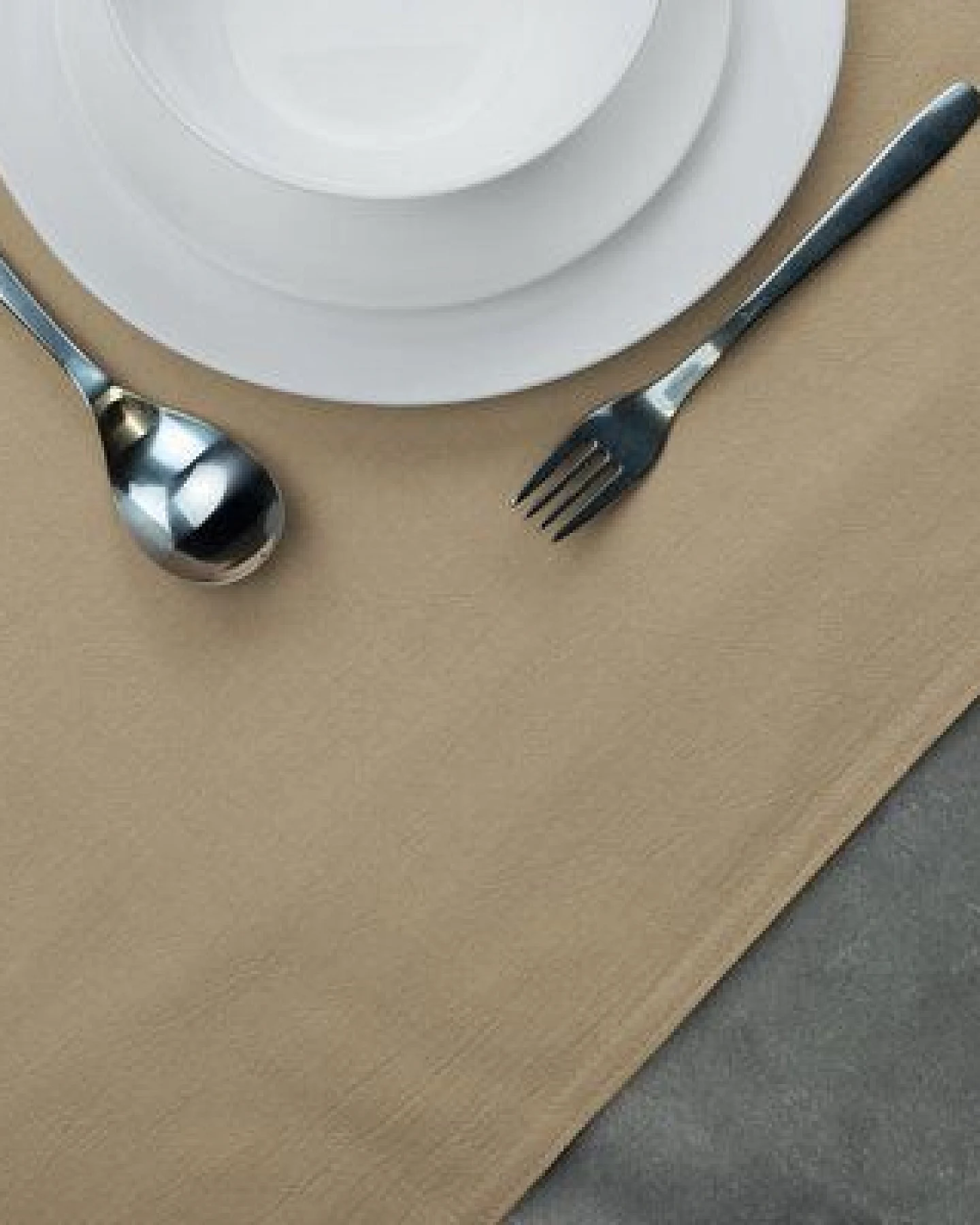 jilda-tex Tischläufer Renforce 100% Bio-Baumwolle Uni 50x160cm – Ansicht 2