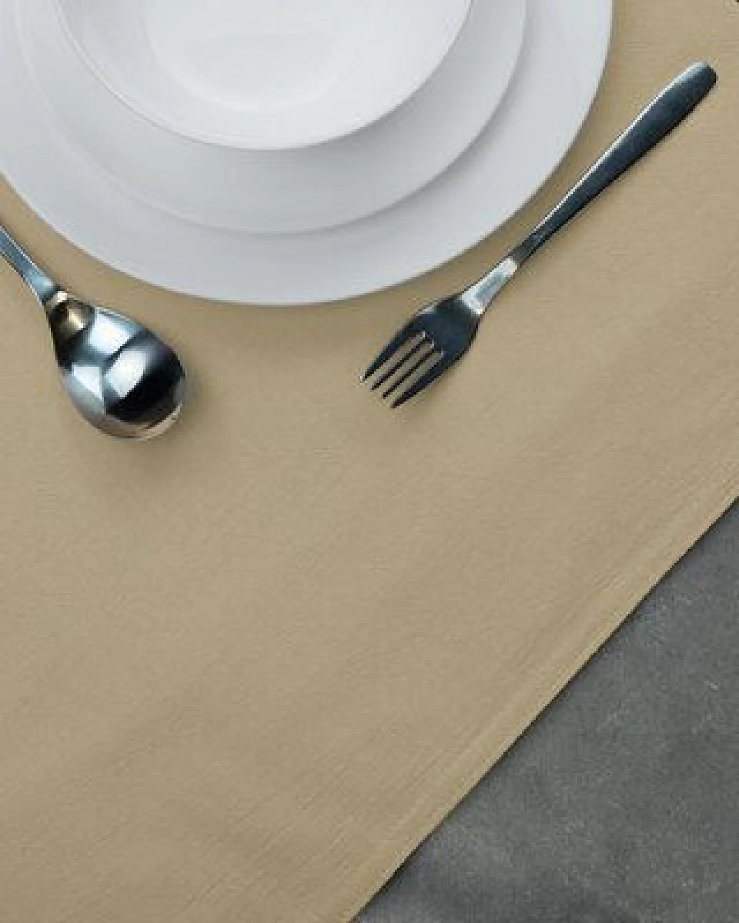 jilda-tex Tischläufer Renforce 100% Bio-Baumwolle Uni 50x160cm – Ansicht 2