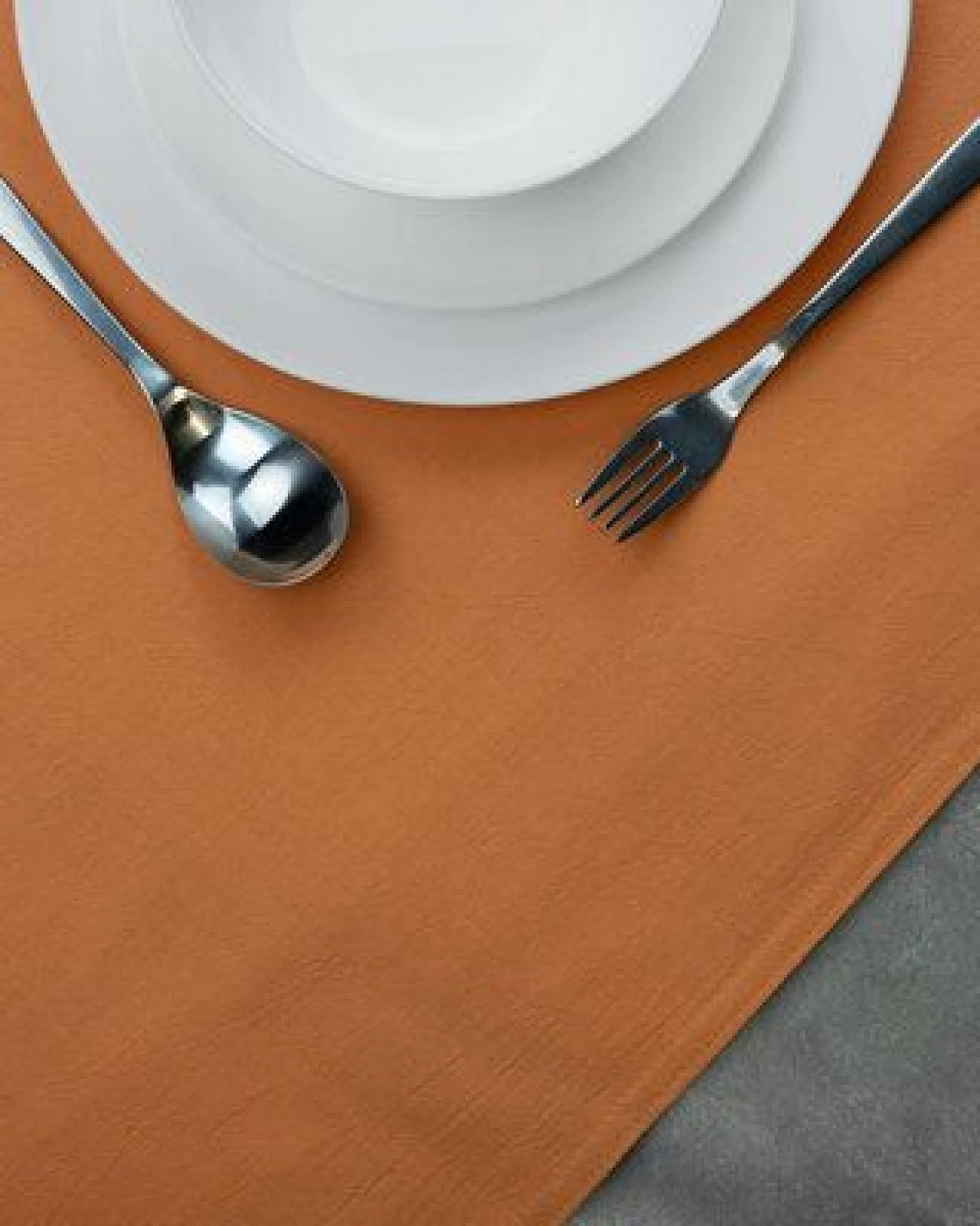 jilda-tex Tischläufer Renforce 100% Bio-Baumwolle Uni 50x160cm – Ansicht 2