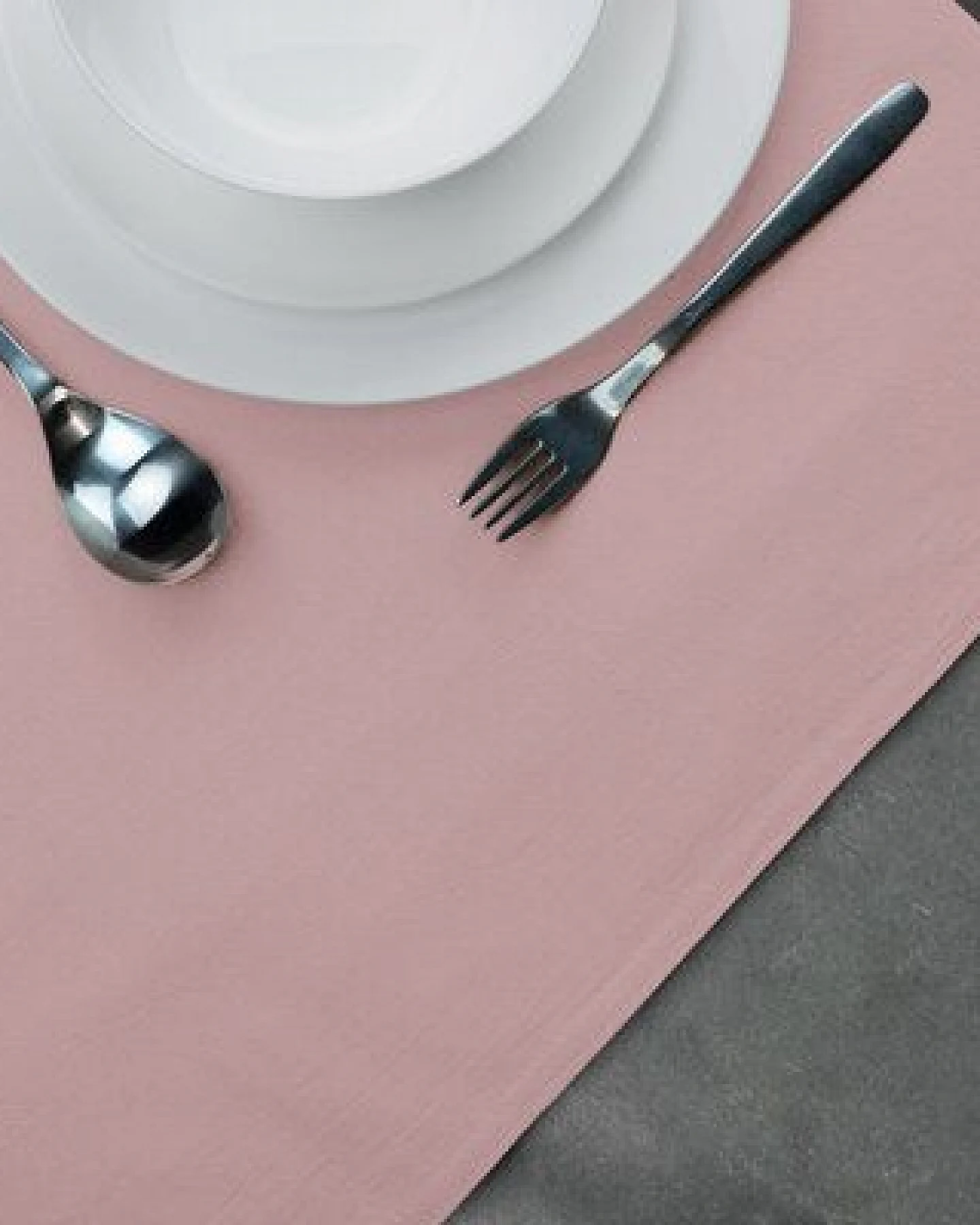 jilda-tex Tischläufer Renforce 100% Bio-Baumwolle Uni 50x160cm – Ansicht 2