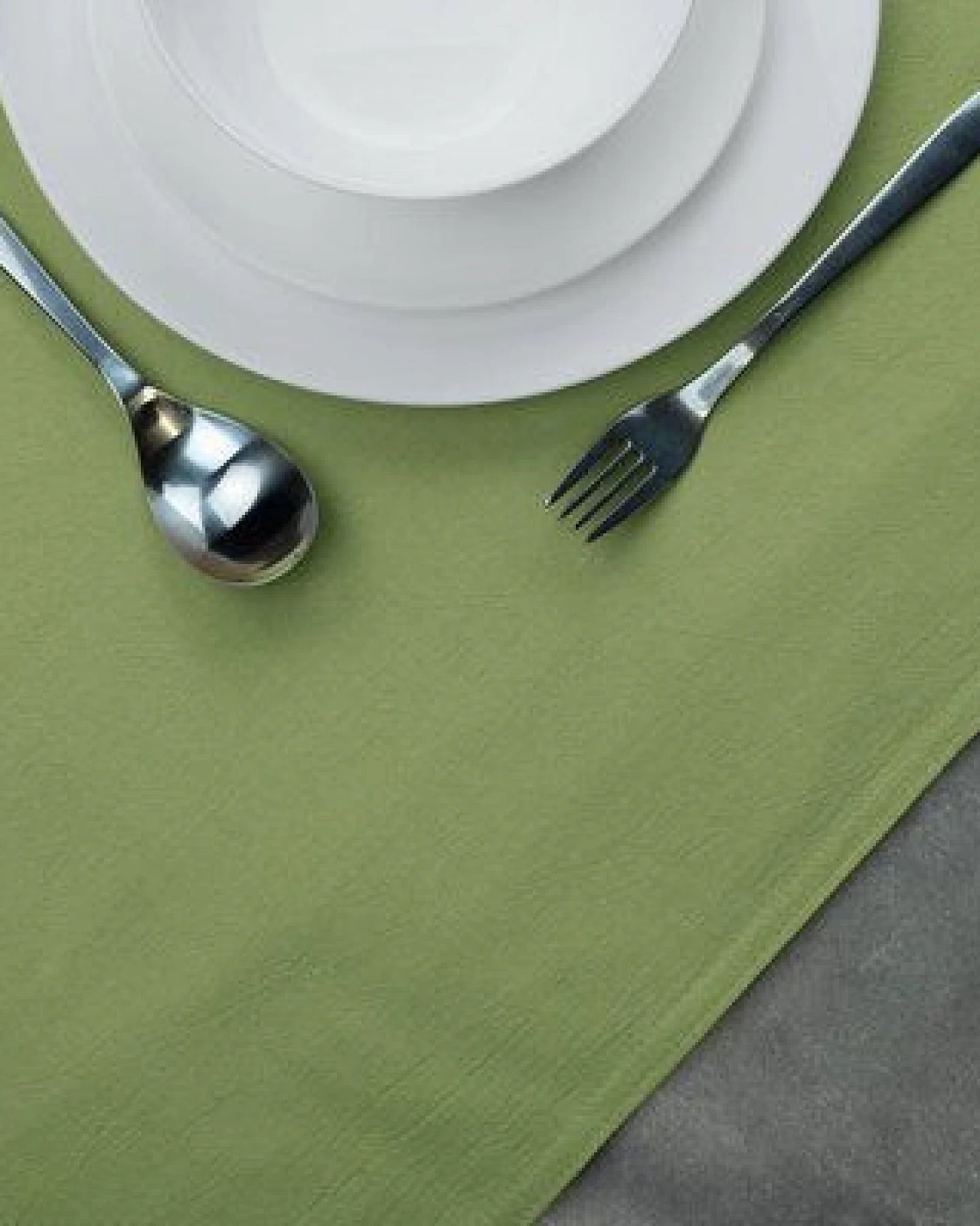 jilda-tex Tischläufer Renforce 100% Bio-Baumwolle Uni 50x160cm – Ansicht 2