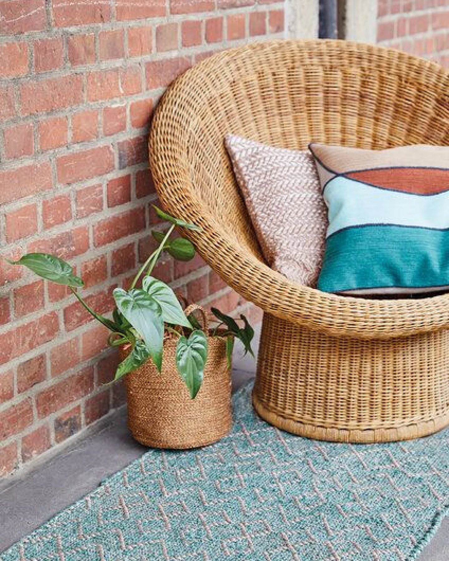 liv interior Recycelter In-/Outdoor Teppich BOUCLÉ – Ansicht 2