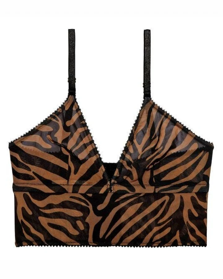 Underprotection Rania Bralette Camel aus Recycling-Material