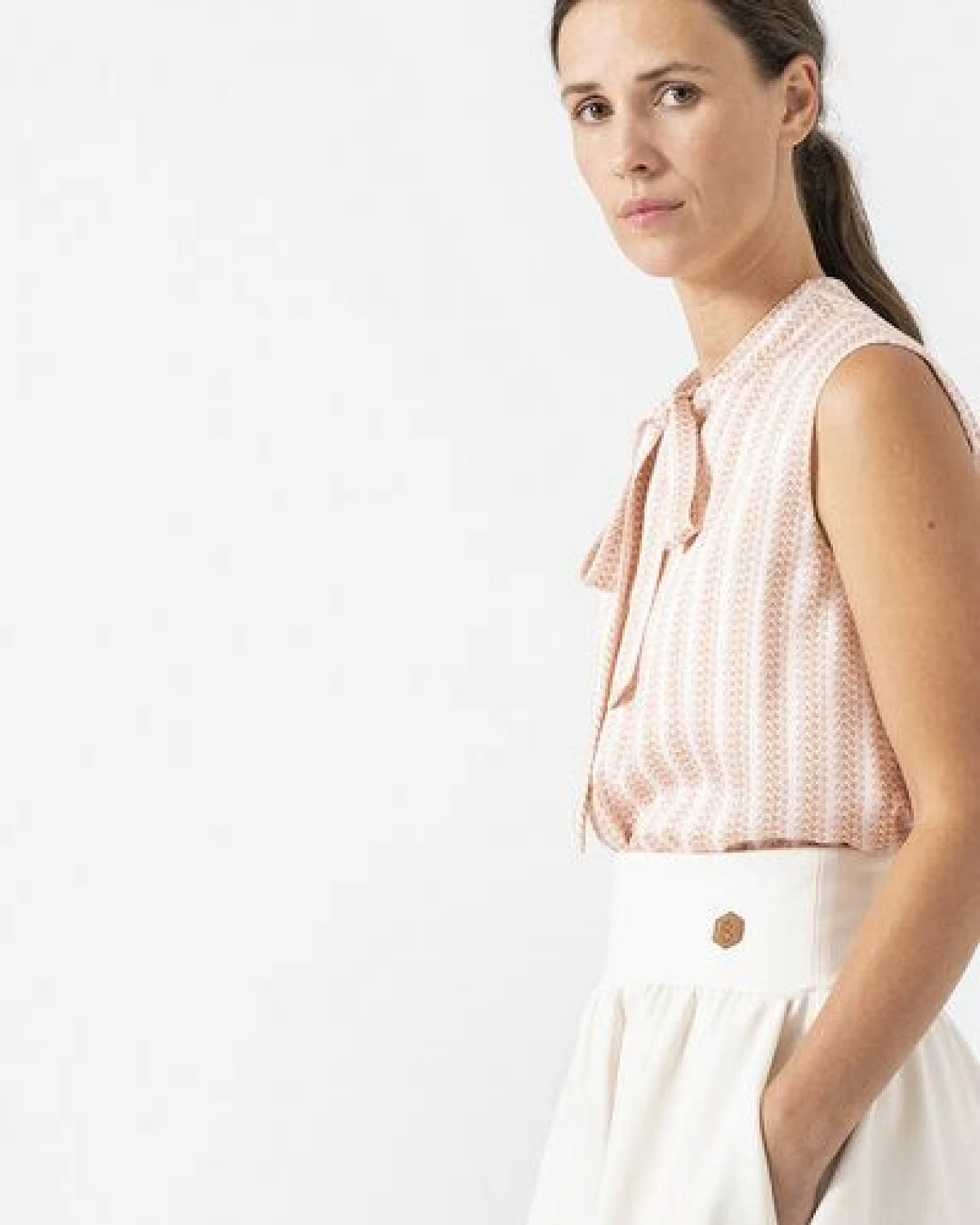 Grenzgang Bluse CLEMENTINE aus Tencel – Ansicht 4