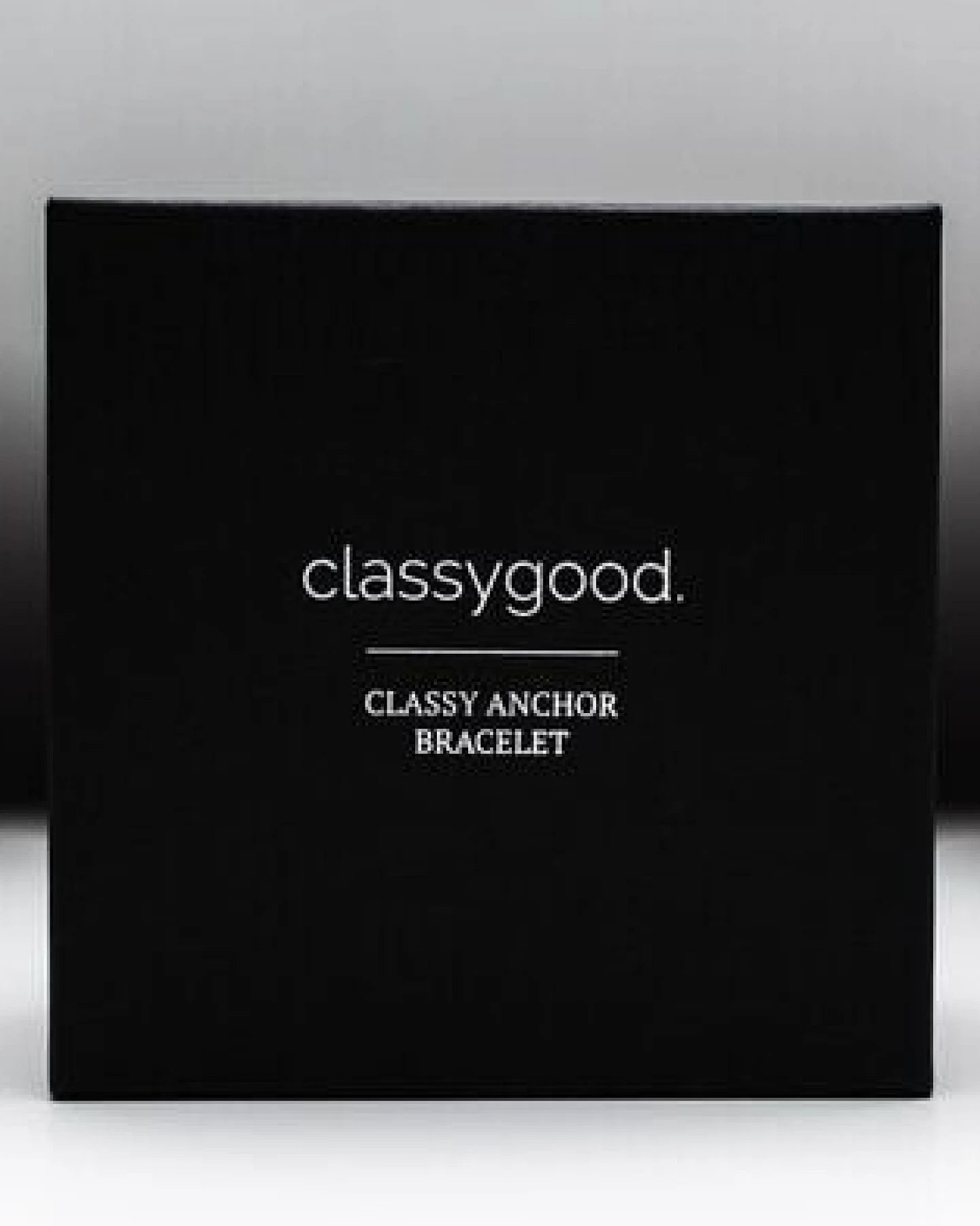 Classygood. Anker Armband Edelstahl - Silber - Alcantara-Leder Band – Ansicht 4