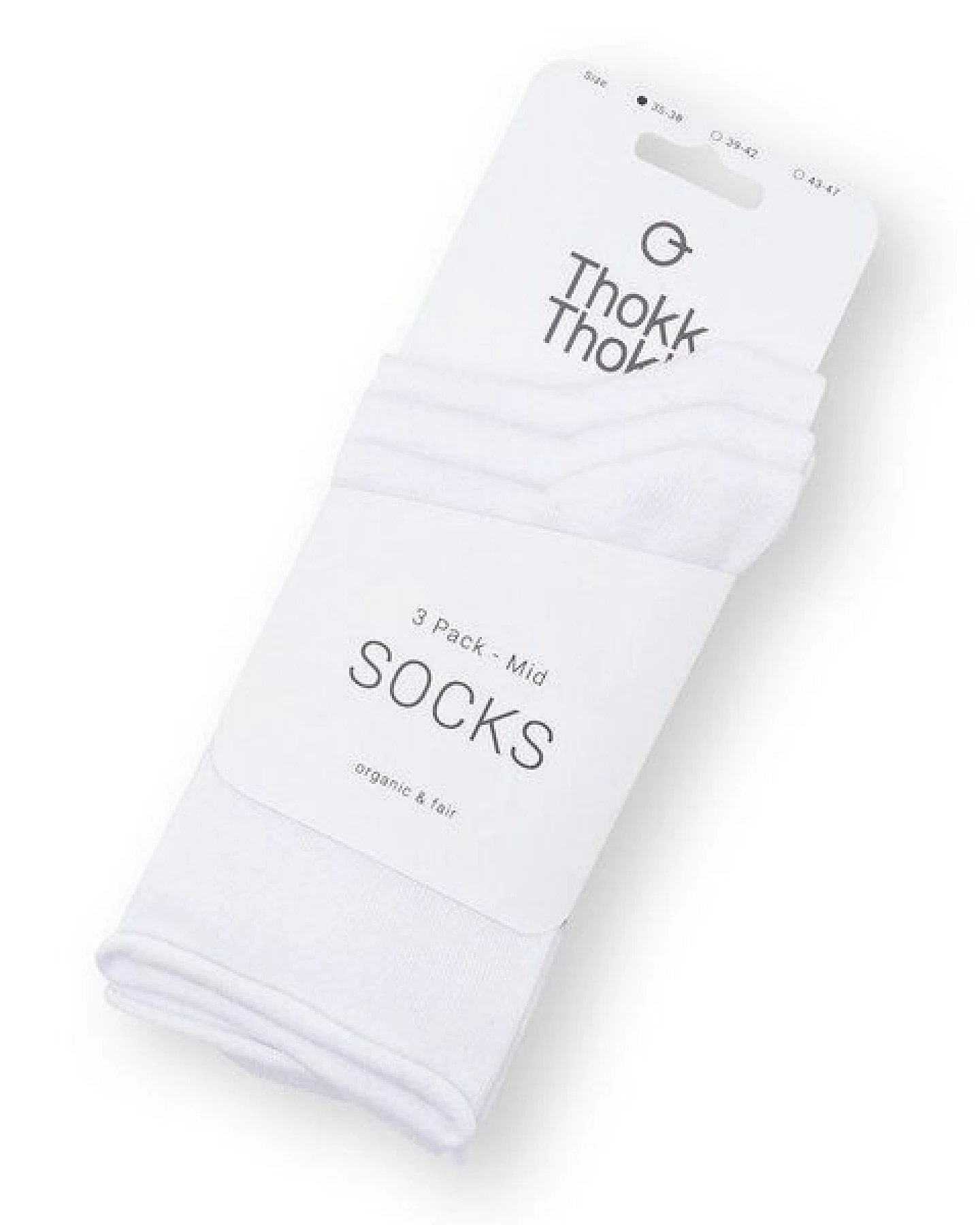 ThokkThokk Mid-rise Relax Socken 3er Pack – Ansicht 2