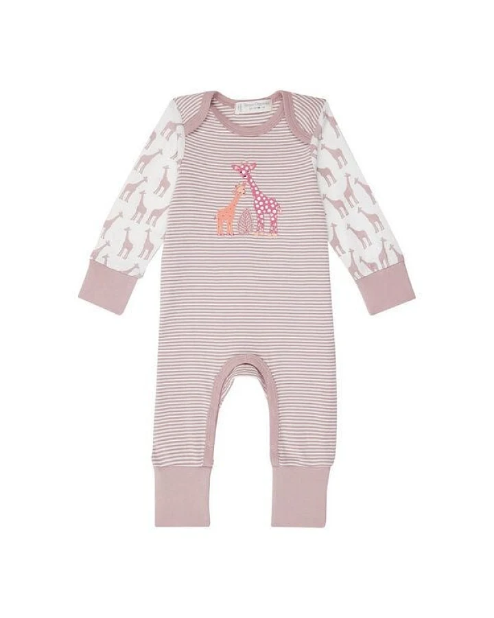 sense-organics Baby Schlafanzug *Giraffe* GOTS & Fair Trade