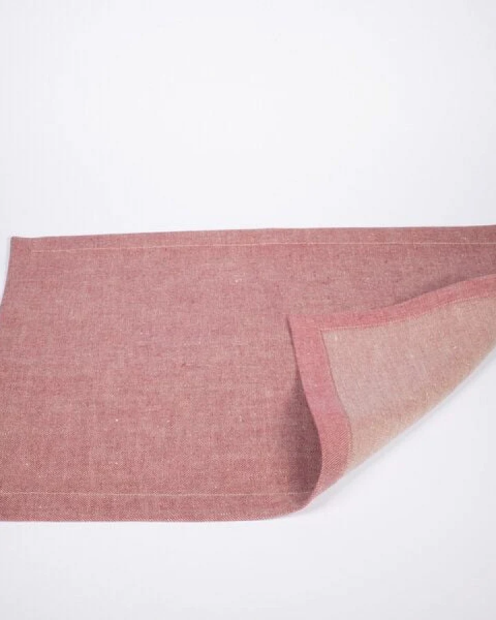nahtur-design Tischset aus 100% Leinen, Leinendenim