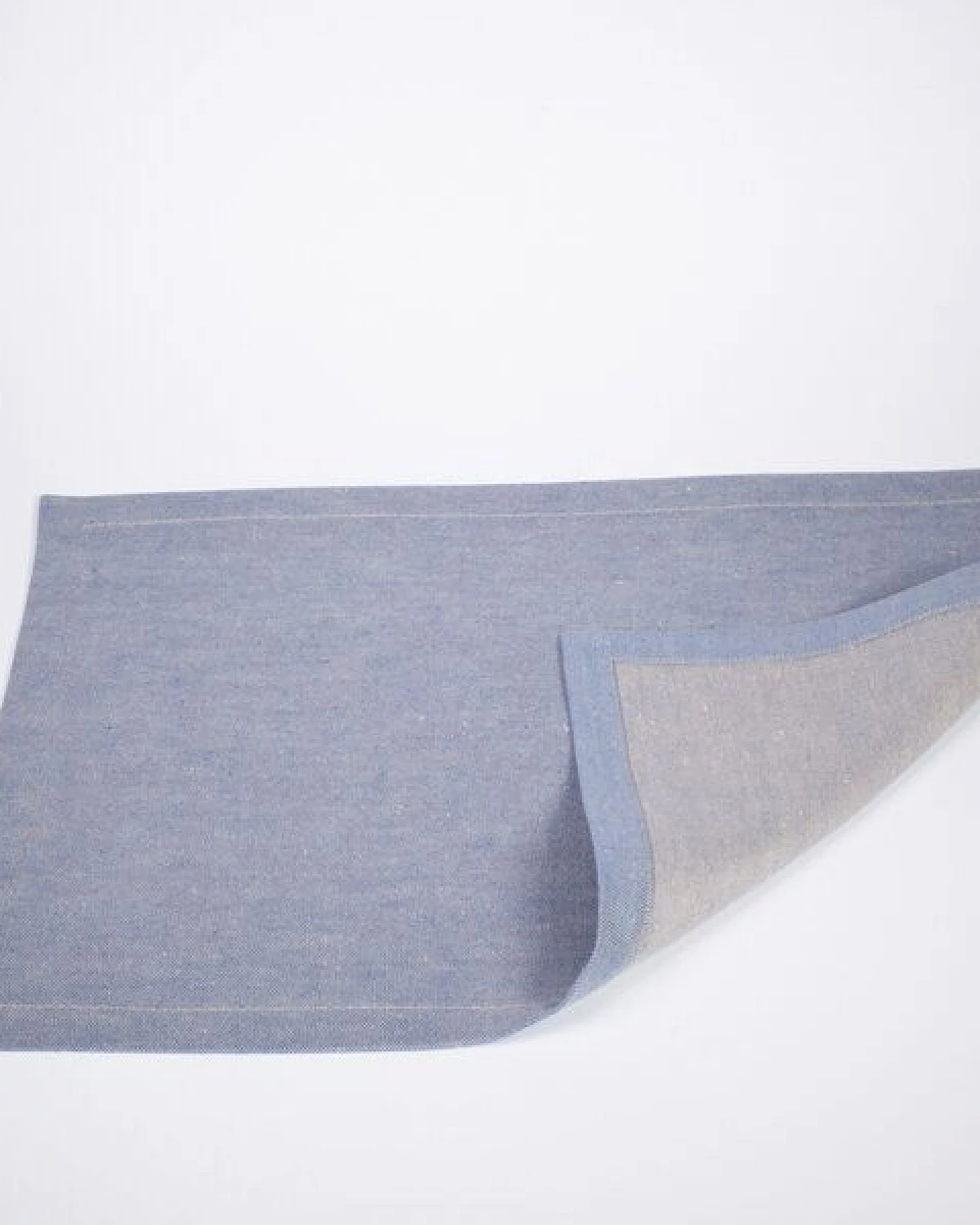 nahtur-design 3er Set Tischset aus 100% Leinen, Leinendenim – Ansicht 3