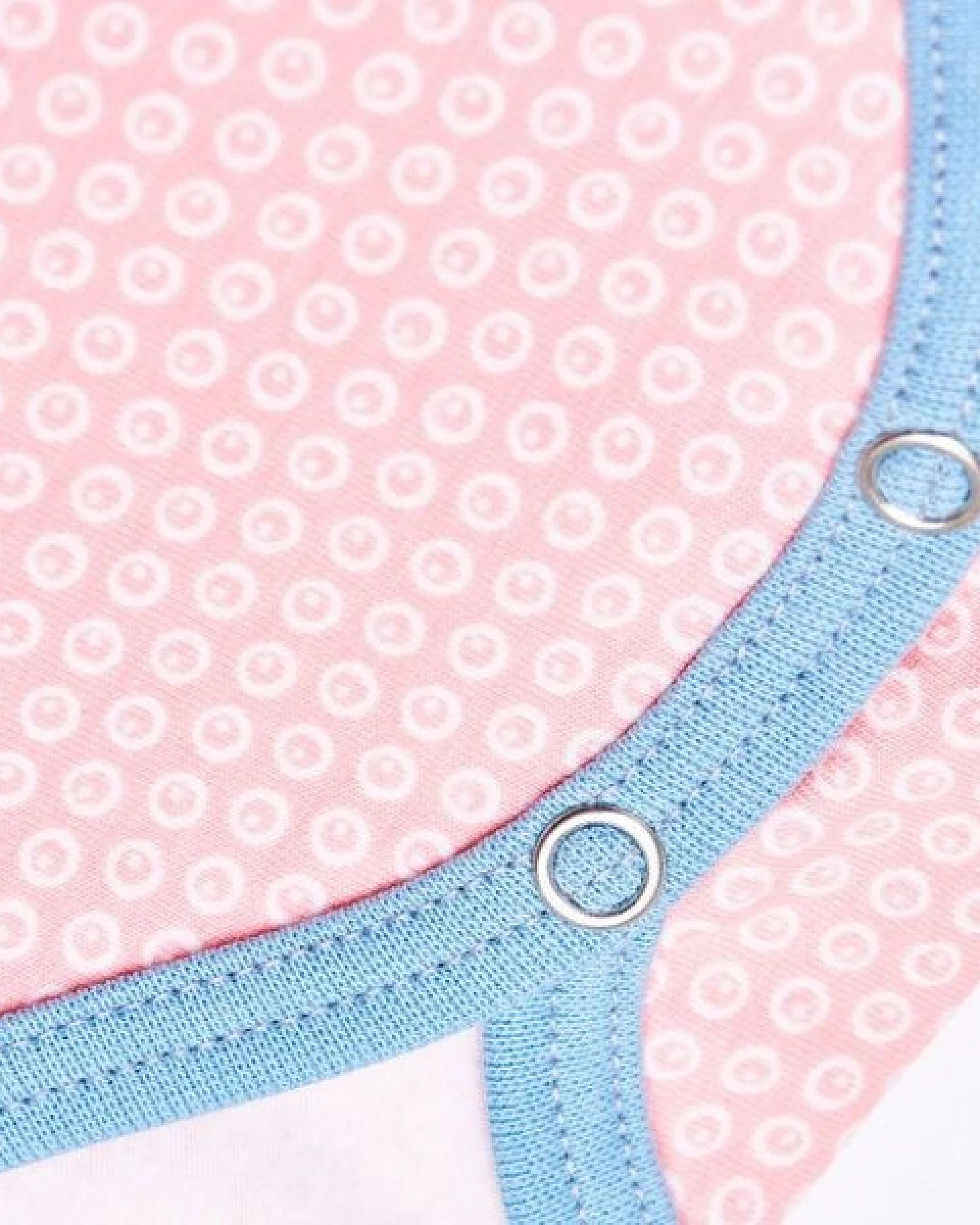 Cheeky Apple Kurzarm-Body "Kuller Peach Rose" aus Bio-Baumwolle – Ansicht 3