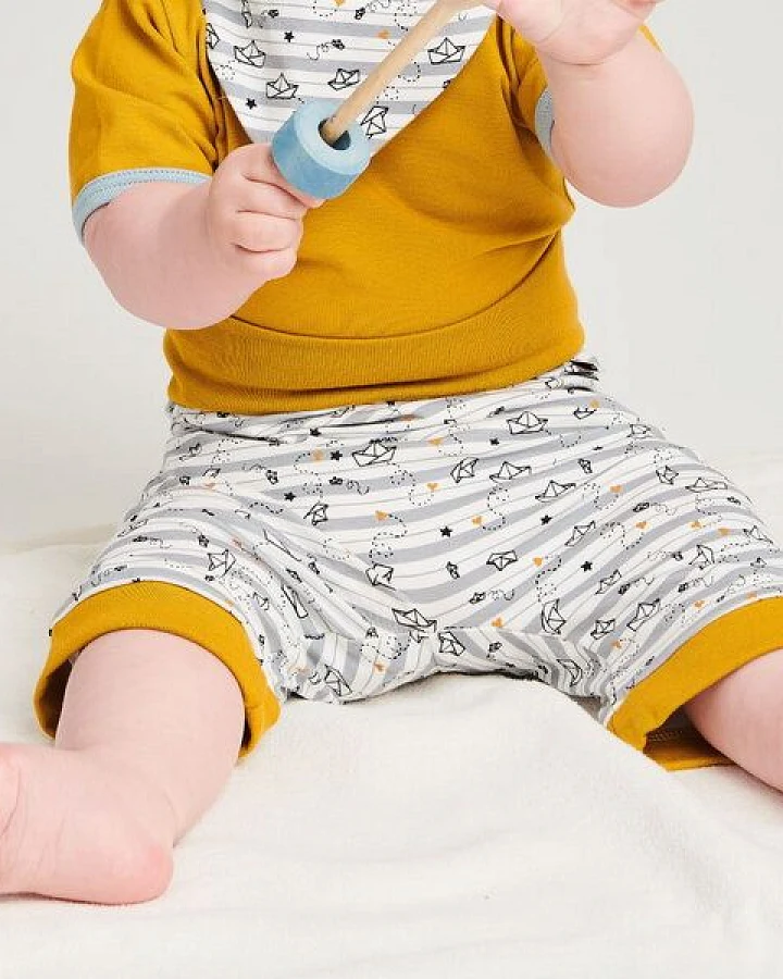 Cheeky Apple Pumpshorts "Goldschiffchen" aus Bio-Baumwolle