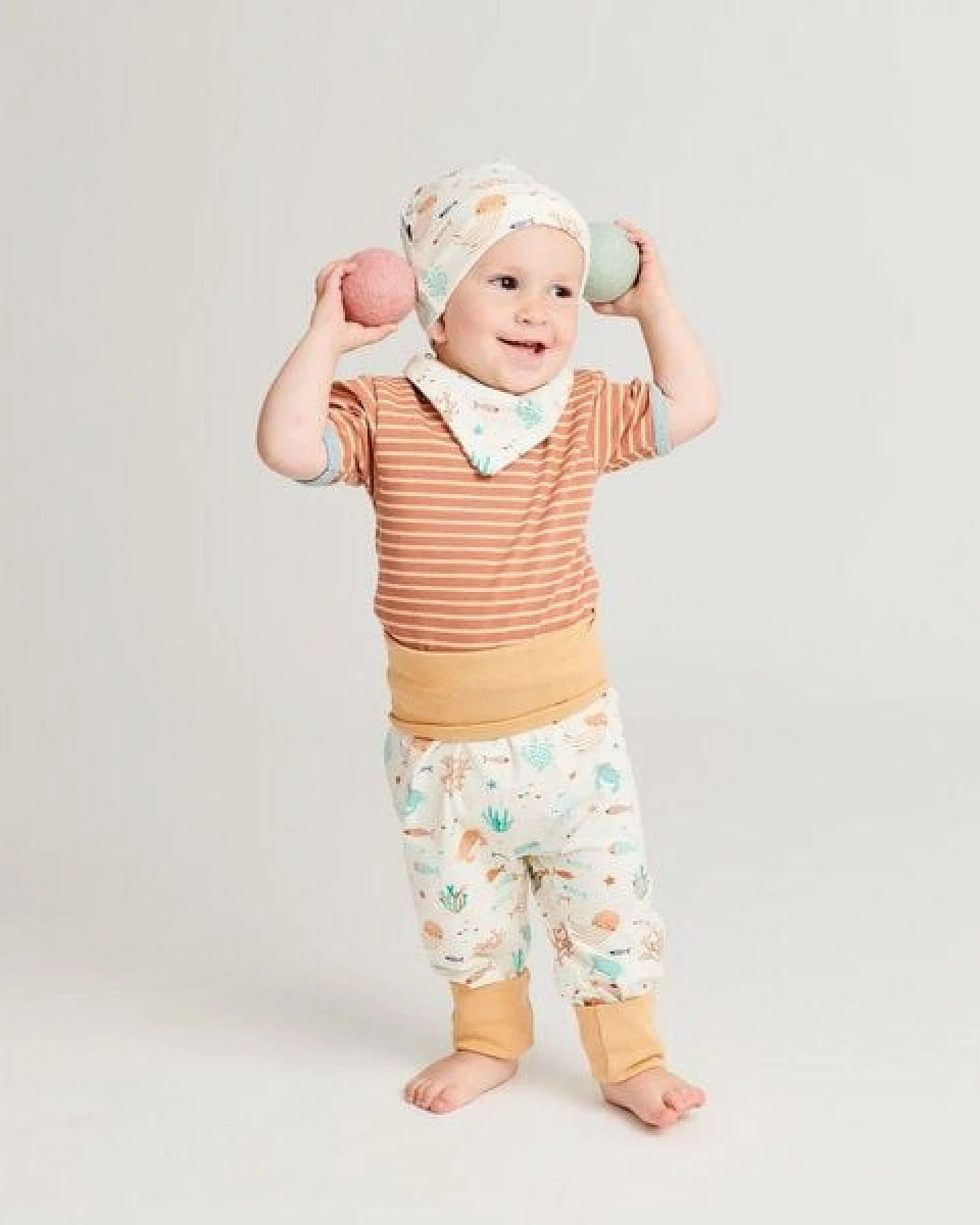 Cheeky Apple Pumphose aus Bio-Baumwolle "Ocean Party" – Ansicht 4