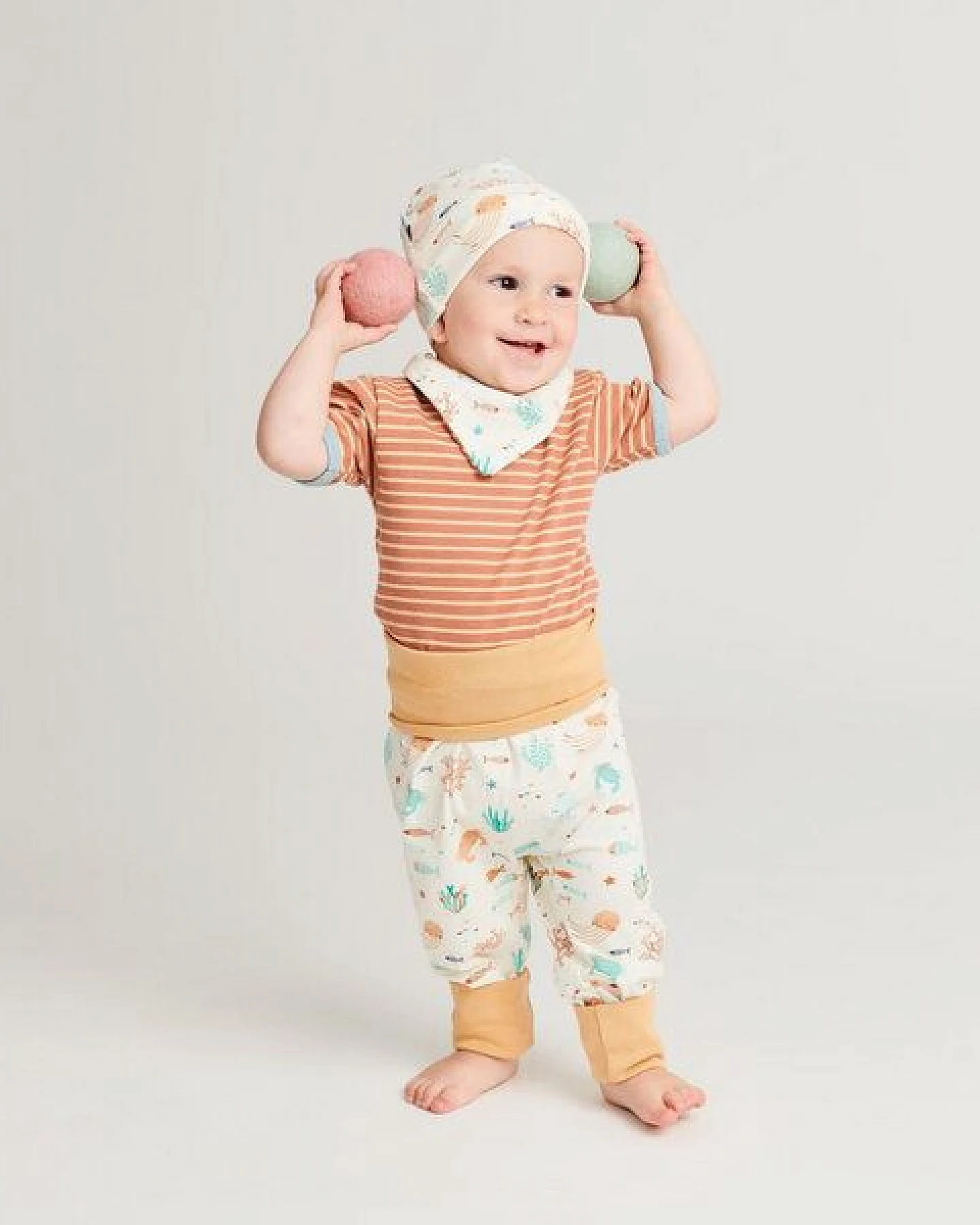 Cheeky Apple Pumphose aus Bio-Baumwolle "Ocean Party" – Ansicht 4
