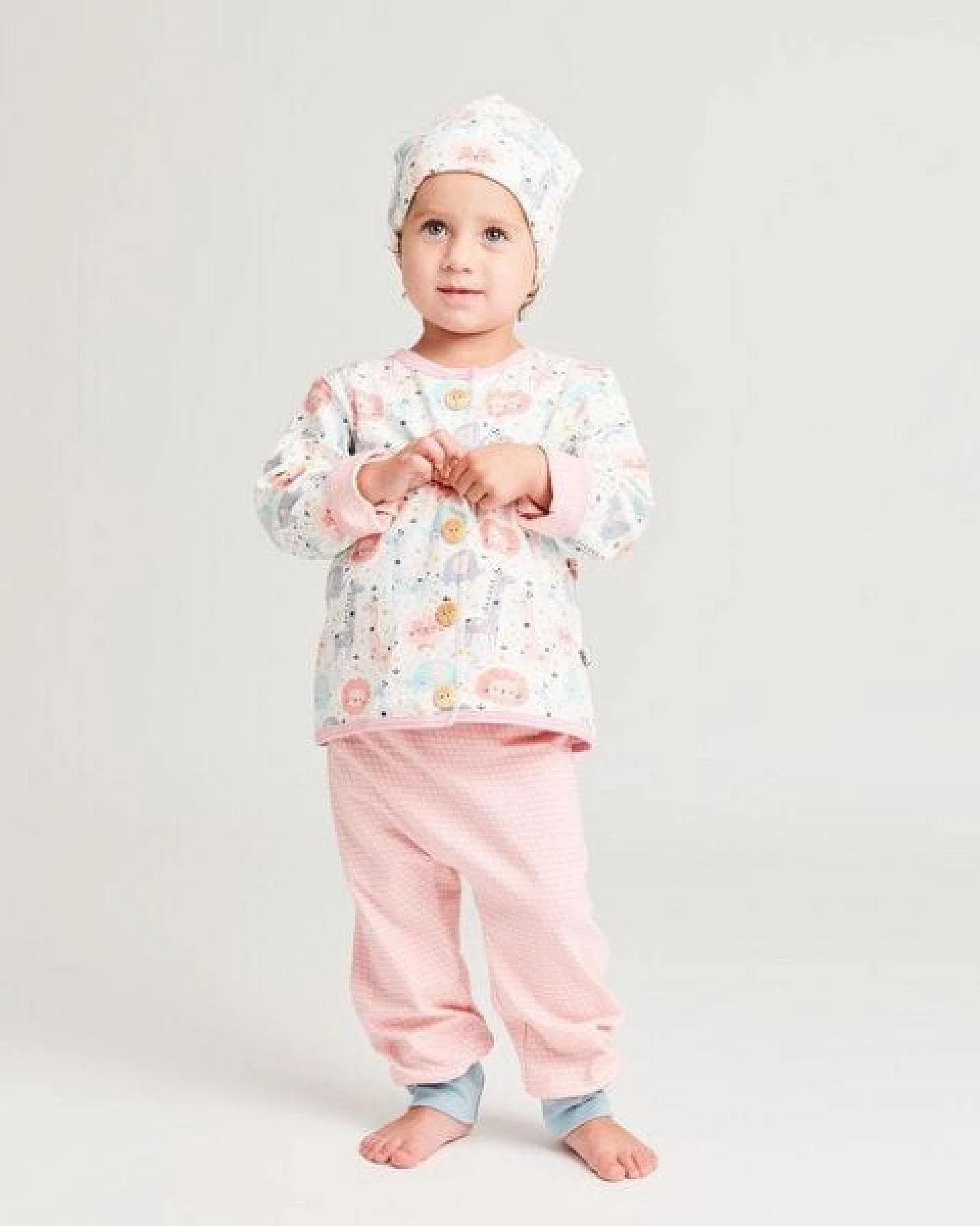 Cheeky Apple Gefüttertes Jäckchen "Mini Jungle Rose" aus Bio-Baumwolle – Ansicht 4