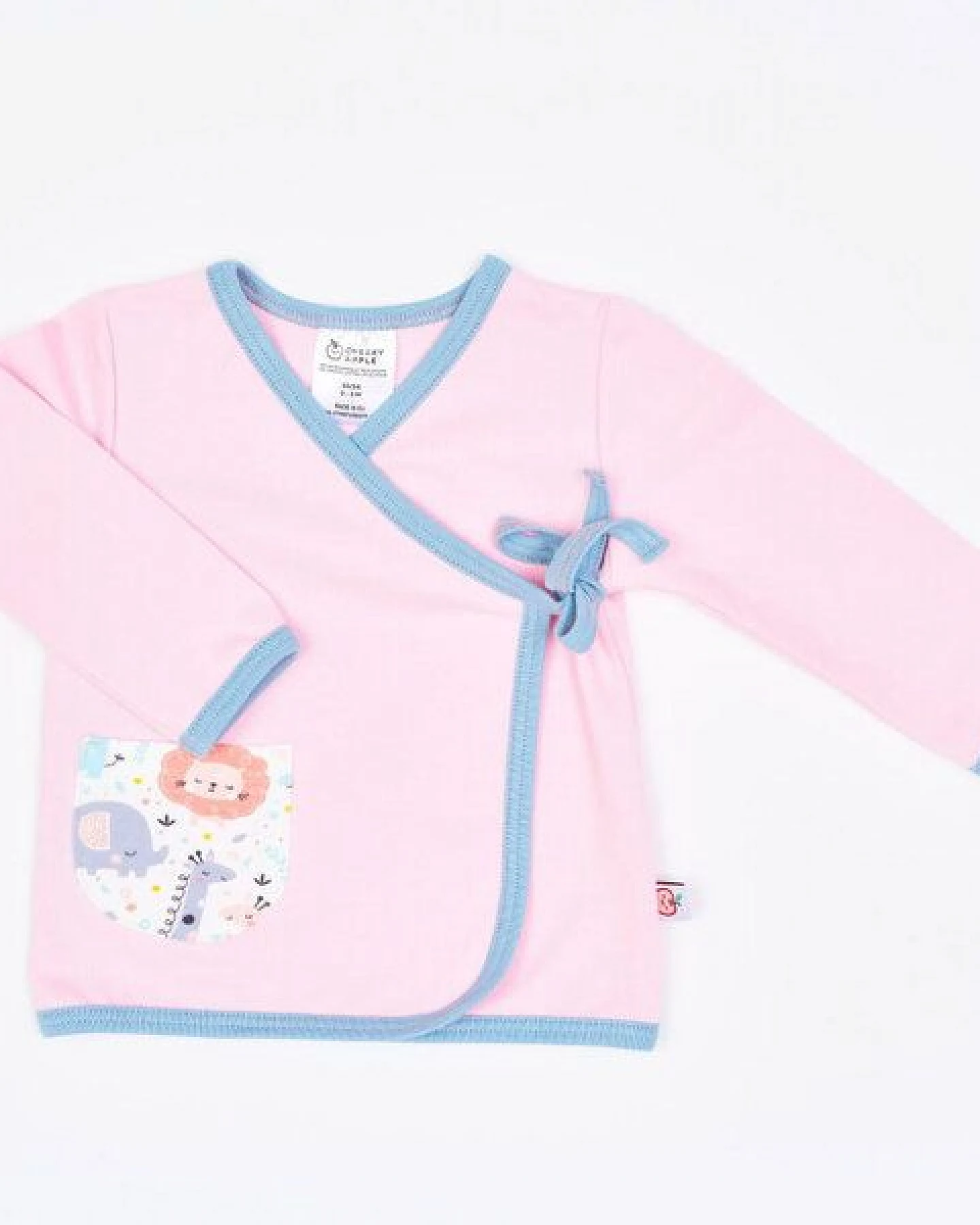 Cheeky Apple Wickeljäckchen "Sommersweat Zartrosa – Ansicht 2