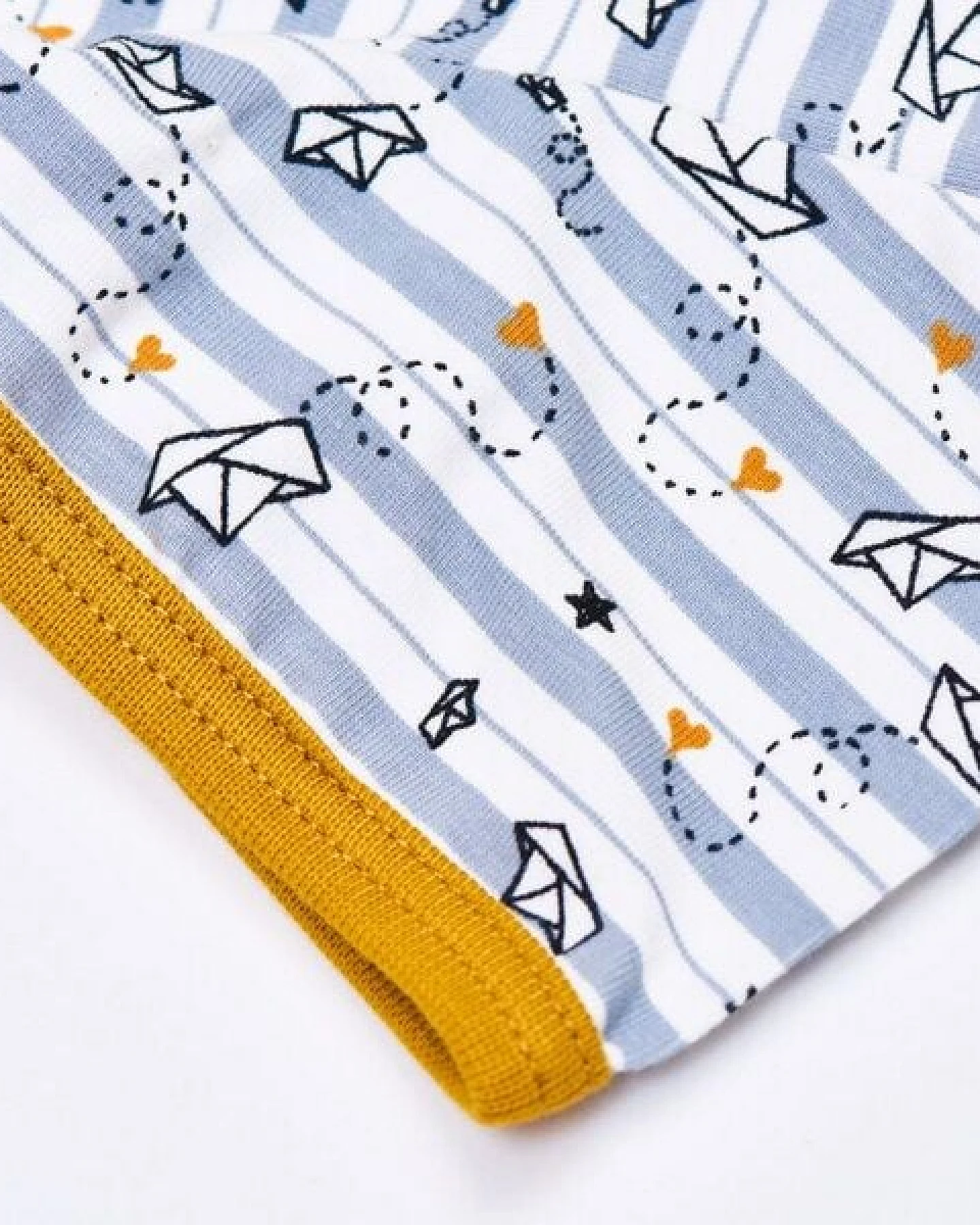 Cheeky Apple Kurzarm-Strampler "Goldschiffchen" aus Bio-Baumwolle – Ansicht 4