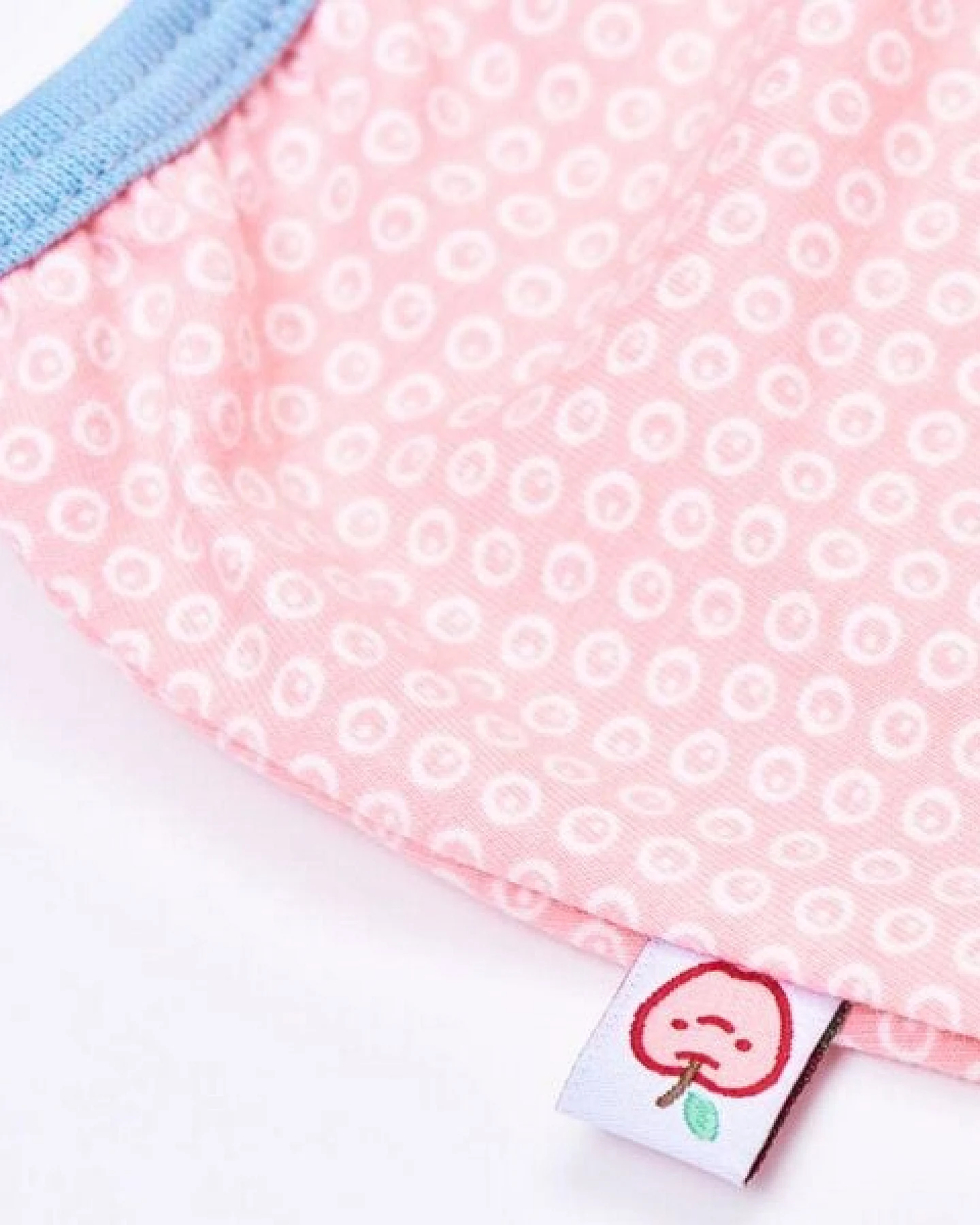 Cheeky Apple Kurzarm-Spieler "Kuller Peach Rose" aus Bio-Baumwolle – Ansicht 3