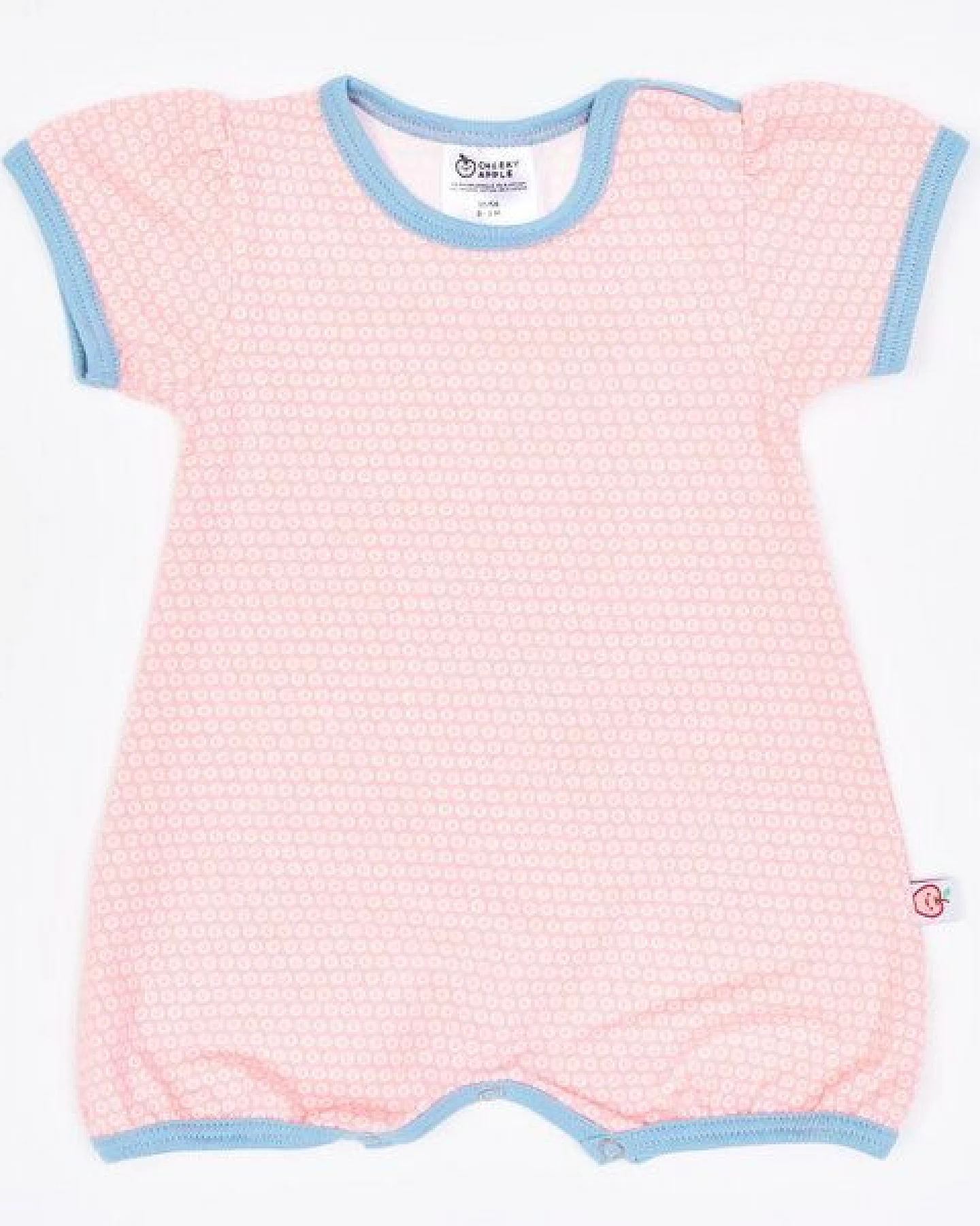 Cheeky Apple Kurzarm-Spieler "Kuller Peach Rose" aus Bio-Baumwolle – Ansicht 2
