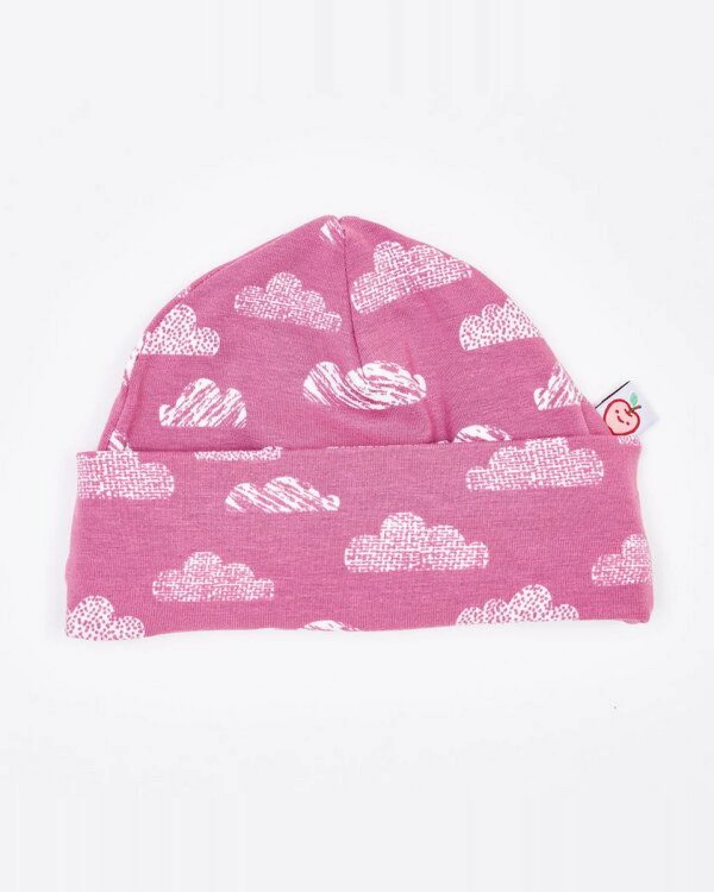 Cheeky Apple Gefüttertes Häubchen "Wolken Vintage Rose" aus Bio-Baumwolle – Ansicht 3
