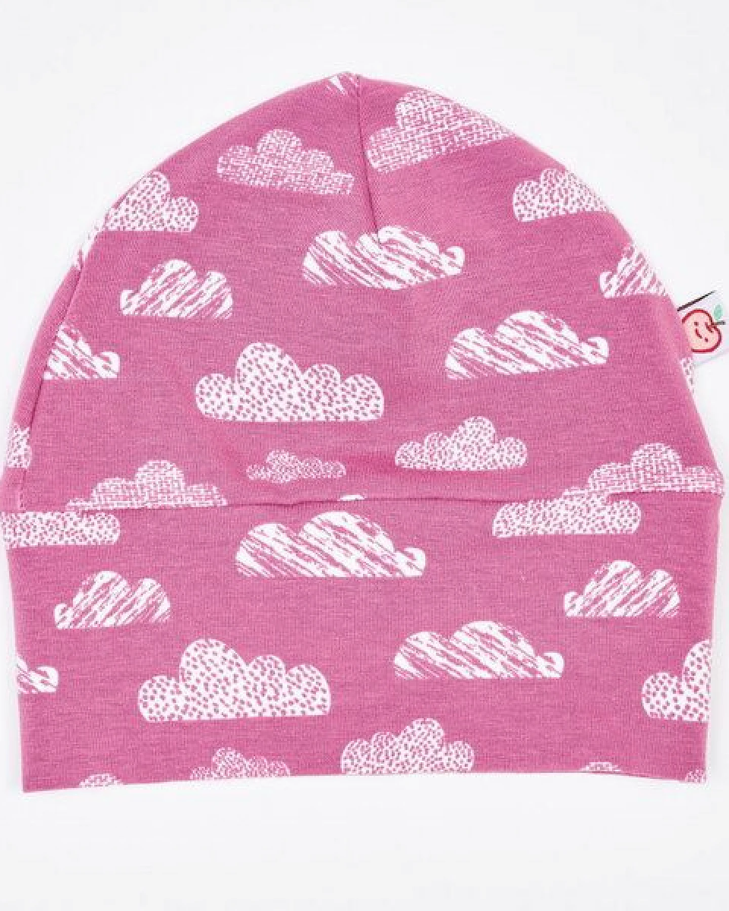 Cheeky Apple Gefüttertes Häubchen "Wolken Vintage Rose" aus Bio-Baumwolle – Ansicht 2