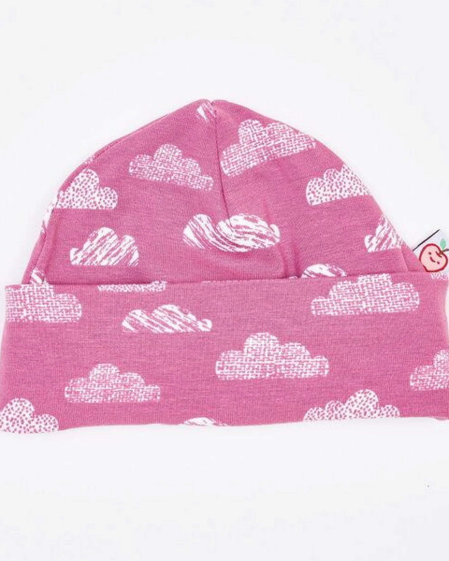Cheeky Apple Gefüttertes Häubchen "Wolken Vintage Rose" aus Bio-Baumwolle – Ansicht 3