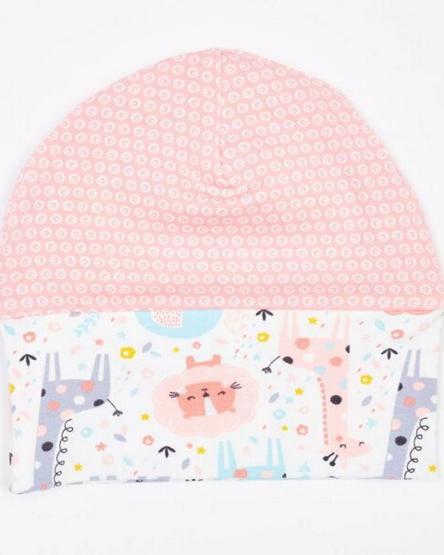 Cheeky Apple Gefüttertes Häubchen "Mini Jungle Rose" aus Bio-Baumwolle – Ansicht 3