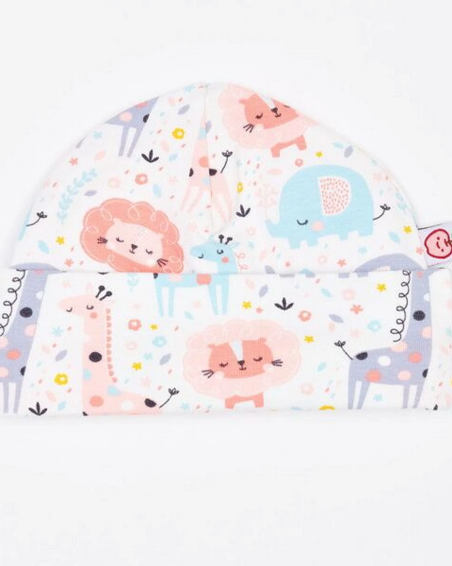 Cheeky Apple Gefüttertes Häubchen "Mini Jungle Rose" aus Bio-Baumwolle – Ansicht 4