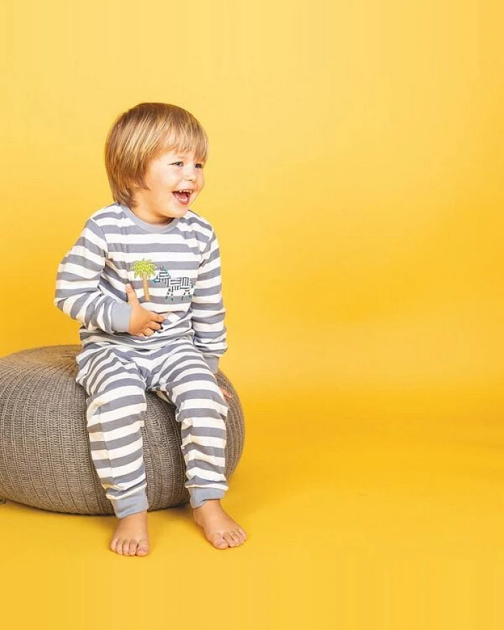 sense-organics Baby Schlafanzug *Zebra* GOTS & Fair Trade