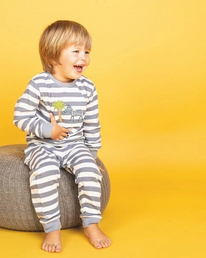 sense-organics Baby Schlafanzug *Zebra* GOTS & Fair Trade