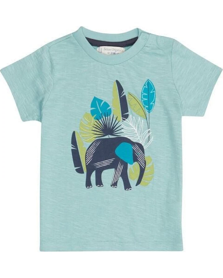 sense-organics Baby Shirt *Elephant* GOTS & Fair Trade