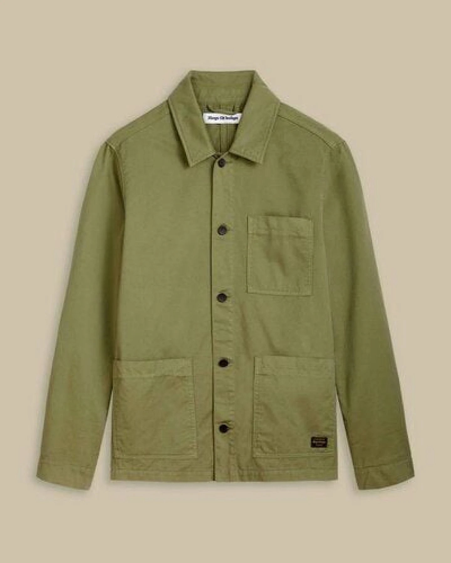 Kings Of Indigo Herren Worker-Jacket "DAVID" aus ungefärbtem Denim aus Biobaumwolle – Ansicht 4