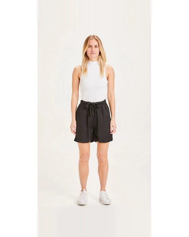 KnowledgeCotton Apparel Paperbag Shorts TULIP aus Tencel