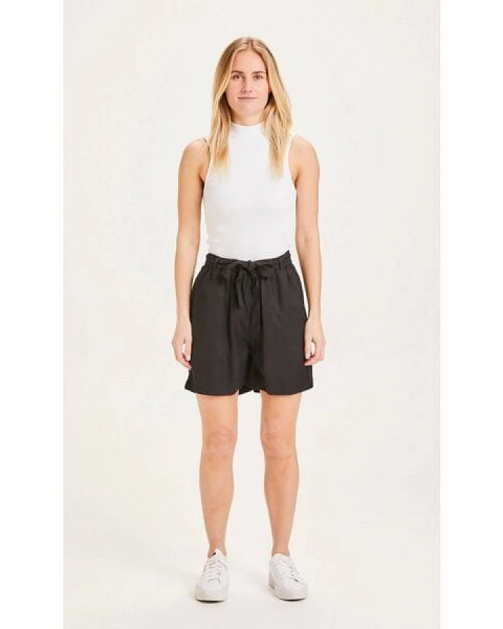 KnowledgeCotton Apparel Paperbag Shorts TULIP aus Tencel