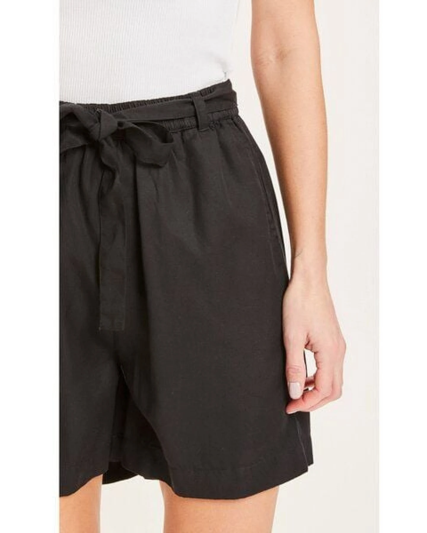 KnowledgeCotton Apparel Paperbag Shorts TULIP aus Tencel – Ansicht 4