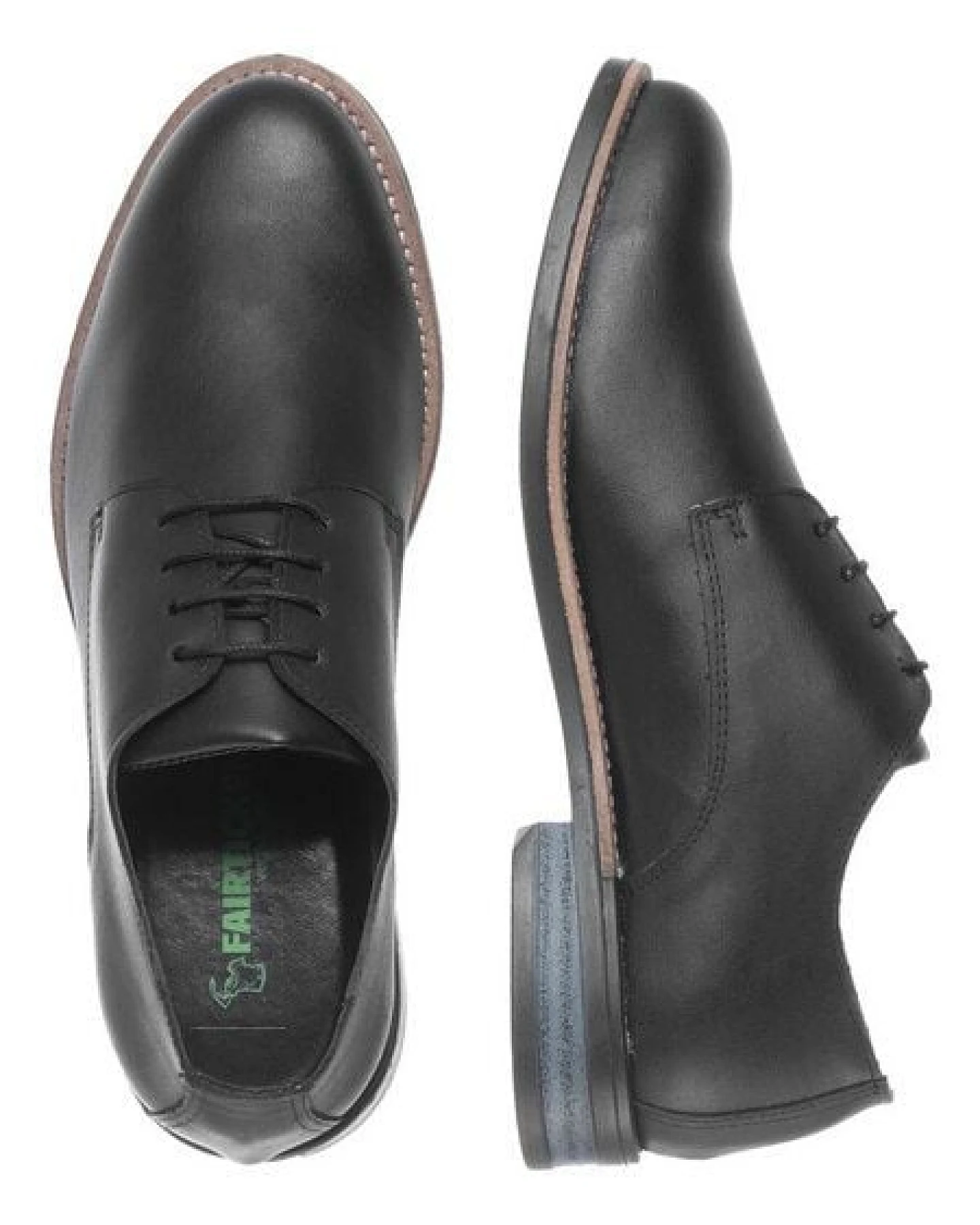 Fairticken Vegane Unisex Business Schnürschuhe Porto – Ansicht 2