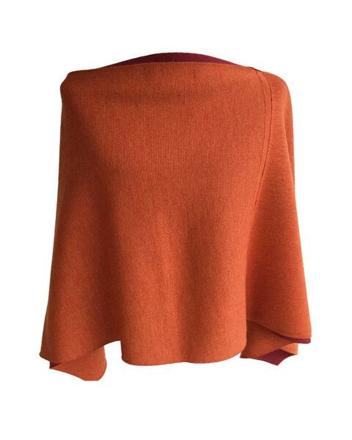 austriandesign.at DreieckPoncho reversibel dick aus extrafeiner Merinowolle – Ansicht 2