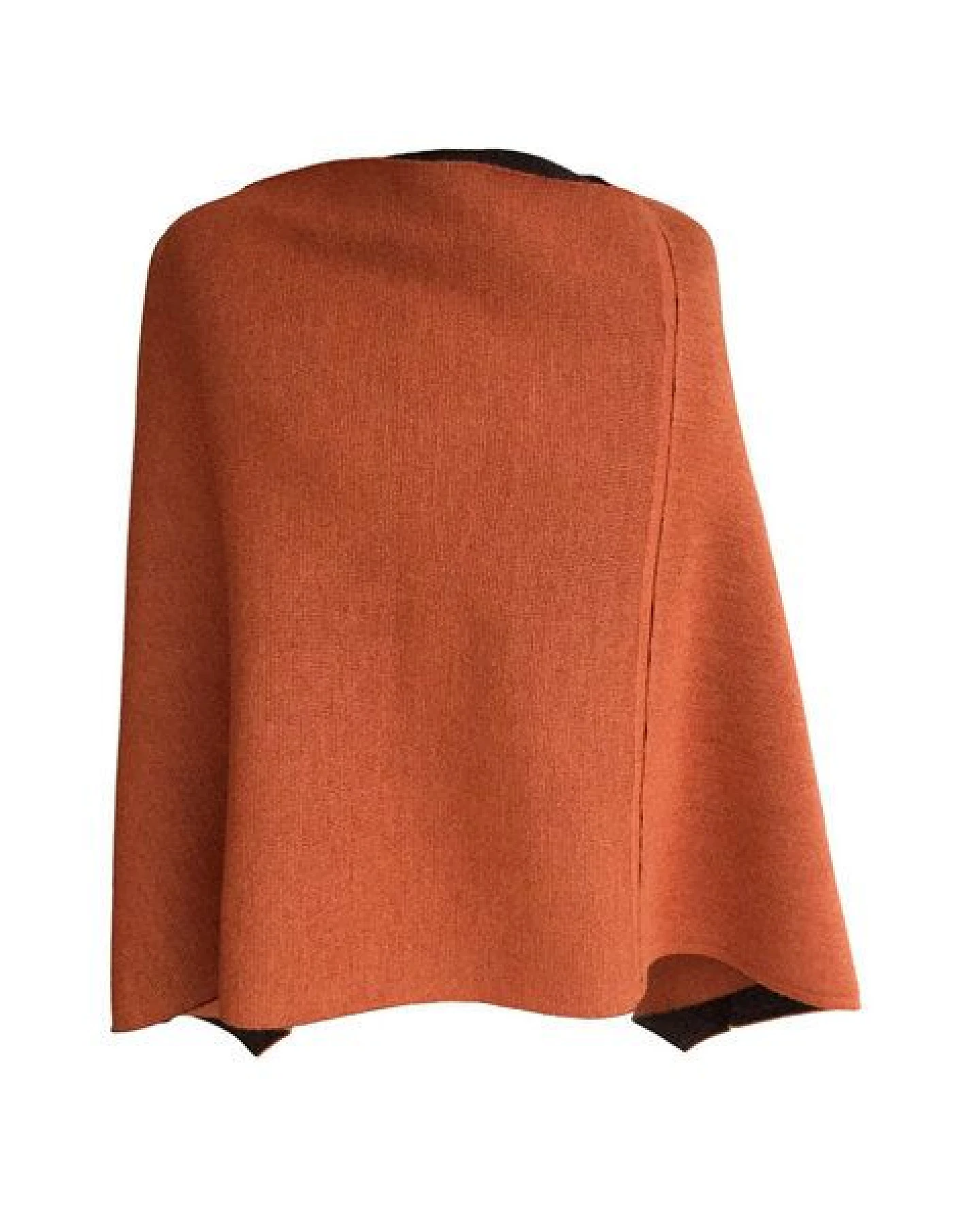 austriandesign.at DreieckPoncho reversibel dick aus extrafeiner Merinowolle – Ansicht 2