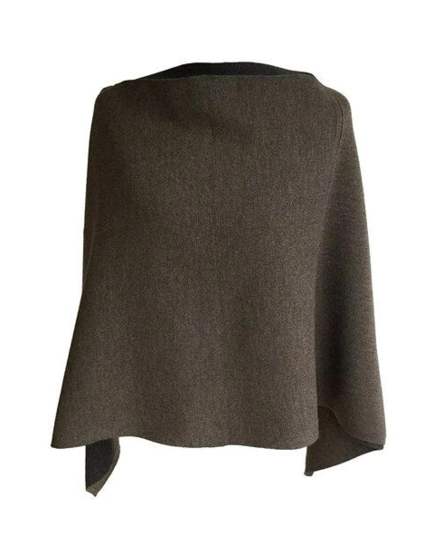 austriandesign.at DreieckPoncho reversibel dick aus extrafeiner Merinowolle – Ansicht 2