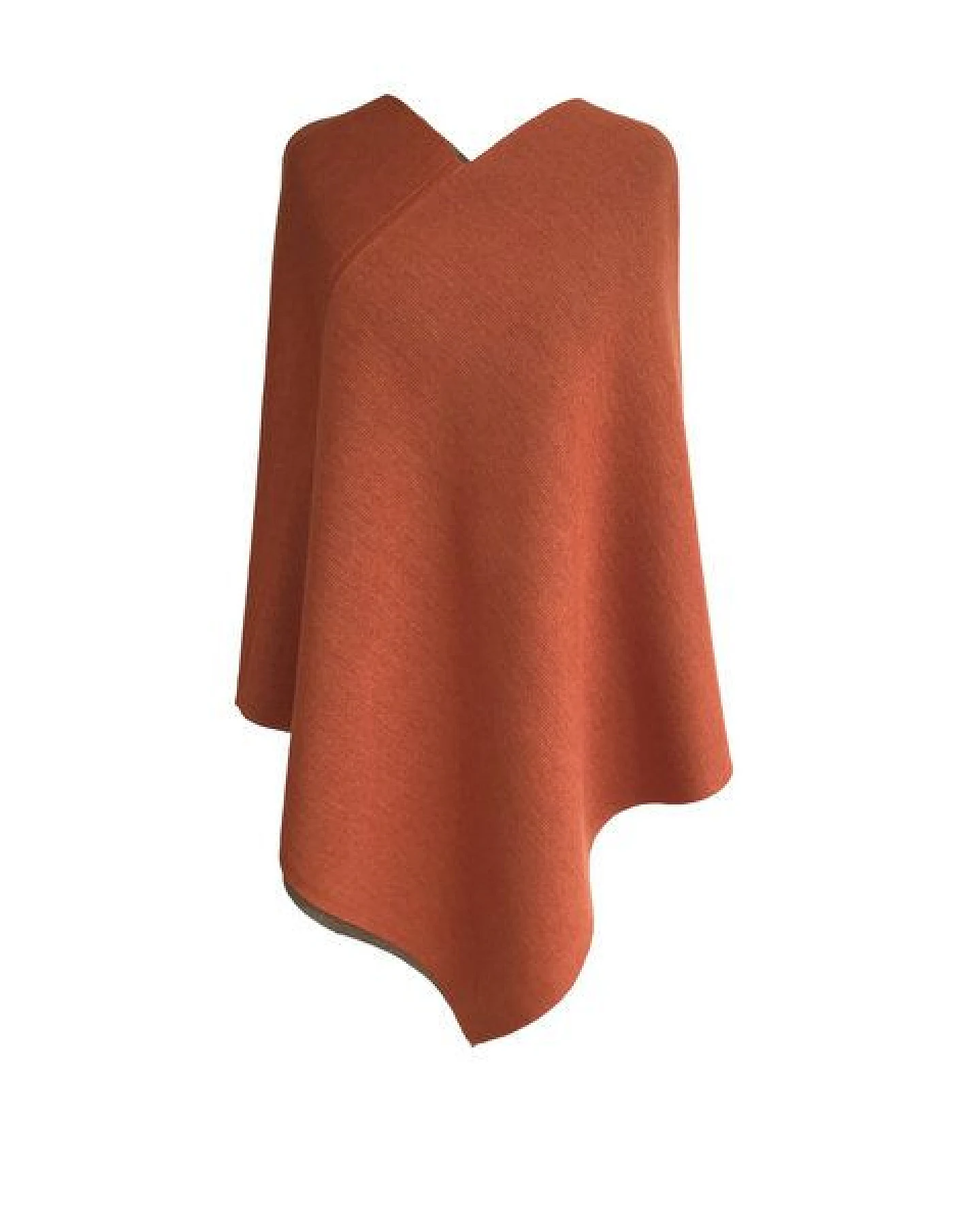 austriandesign.at DreieckPoncho reversibel dick aus extrafeiner Merinowolle – Ansicht 4