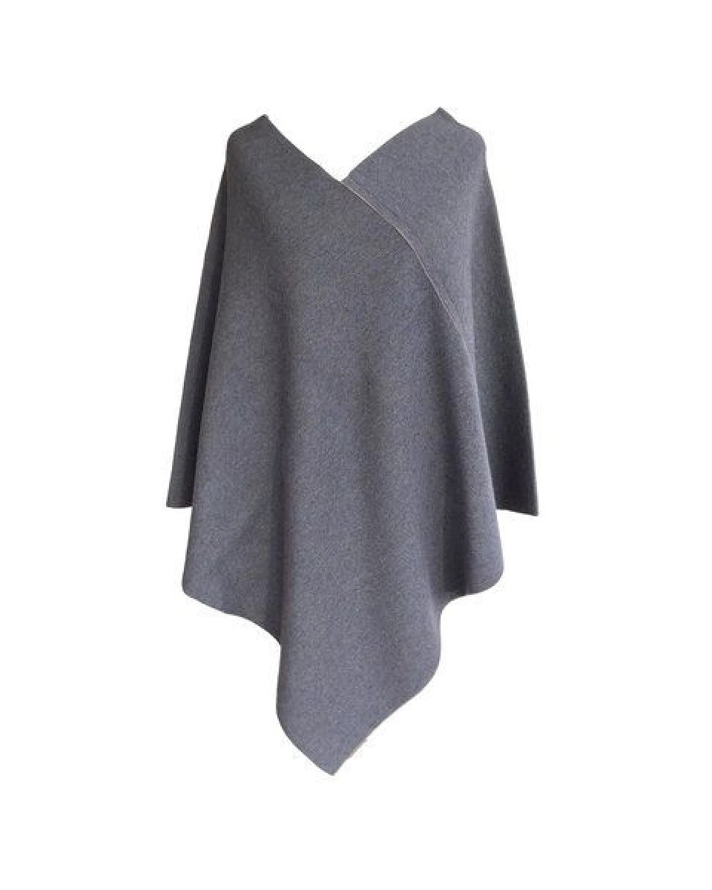 austriandesign.at DreieckPoncho reversibel dick aus extrafeiner Merinowolle – Ansicht 3