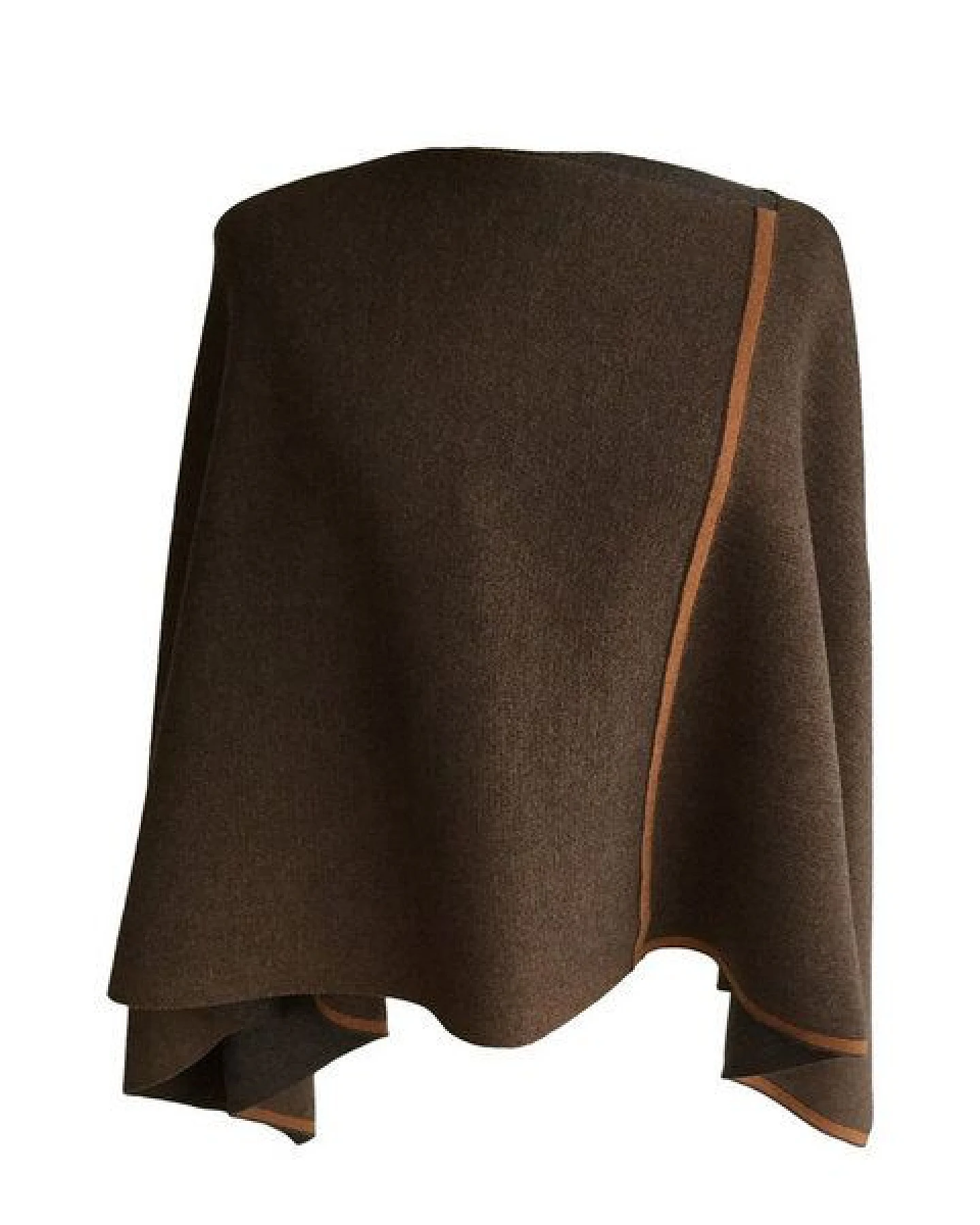austriandesign.at DreieckPoncho reversibel dünn aus extrafeiner Merinowolle – Ansicht 2