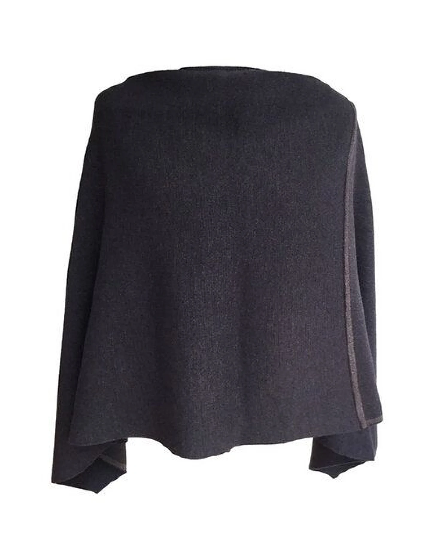 austriandesign.at DreieckPoncho reversibel dünn aus extrafeiner Merinowolle – Ansicht 2
