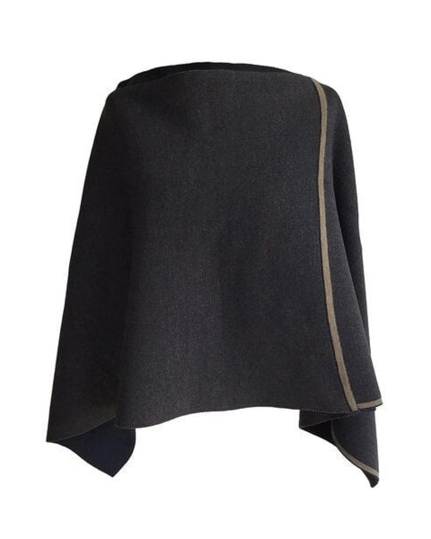 austriandesign.at DreieckPoncho reversibel dünn aus extrafeiner Merinowolle – Ansicht 4