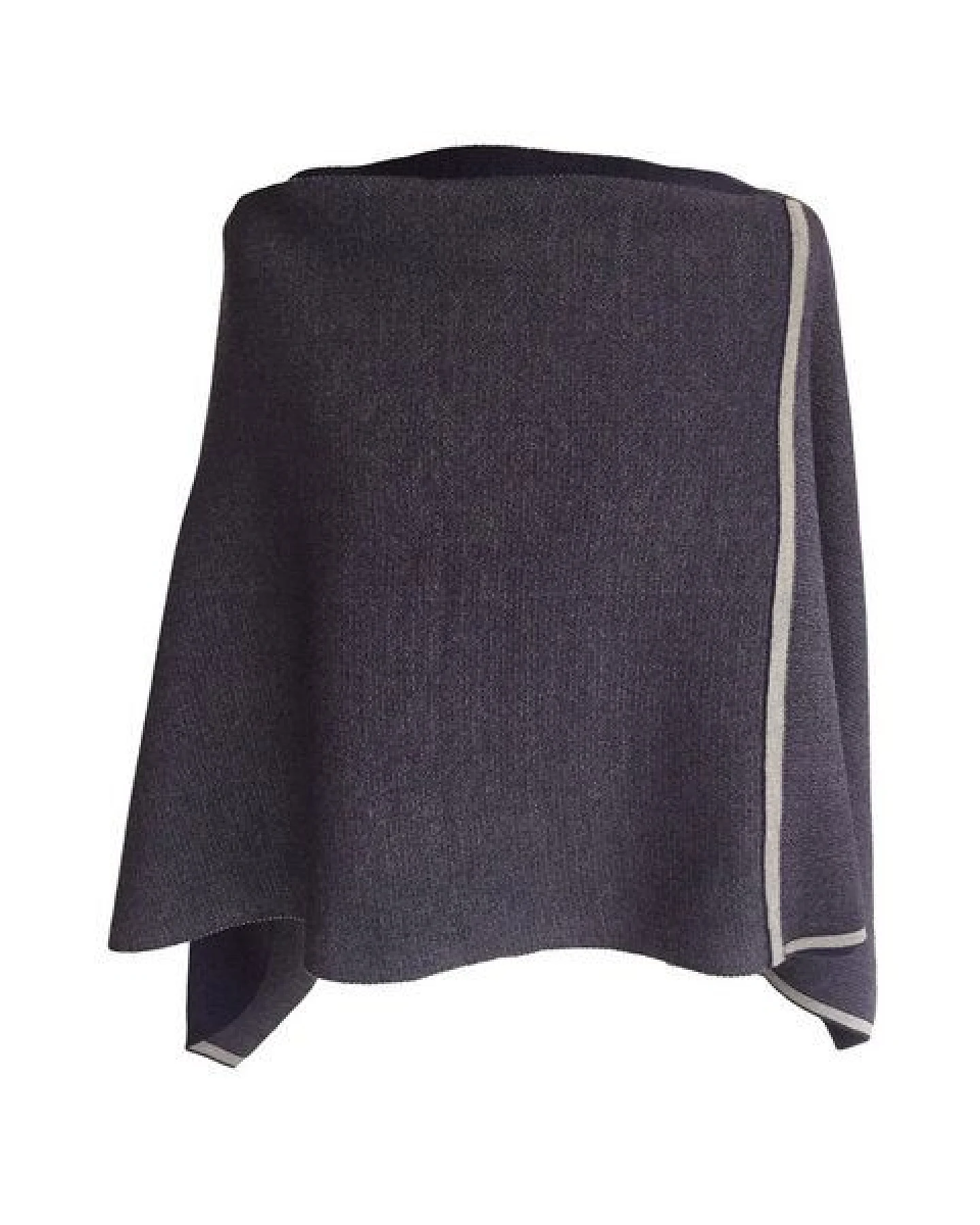 austriandesign.at DreieckPoncho reversibel dünn aus extrafeiner Merinowolle – Ansicht 2